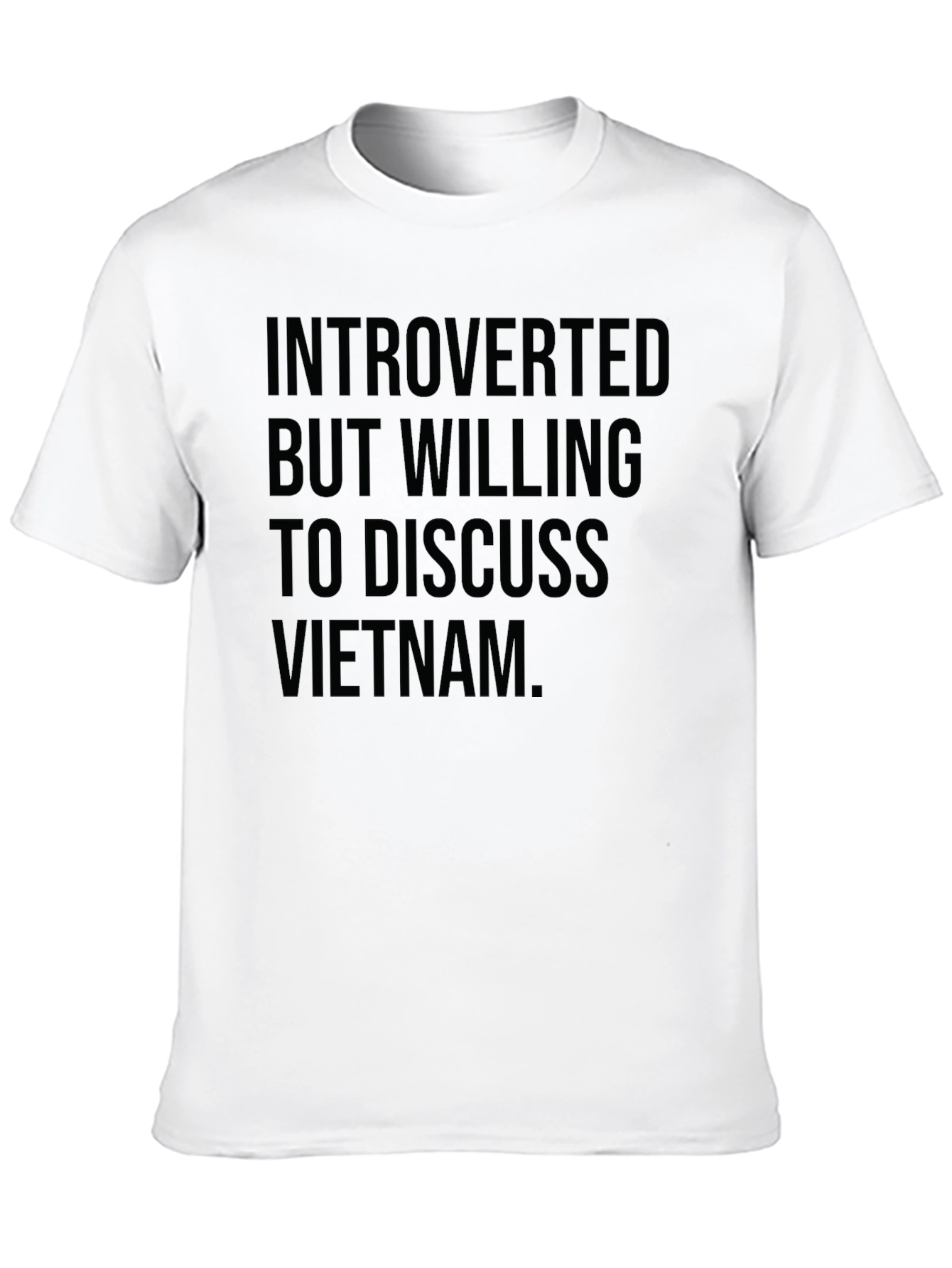 Black Introverted Vietnam T-Shirt view 10