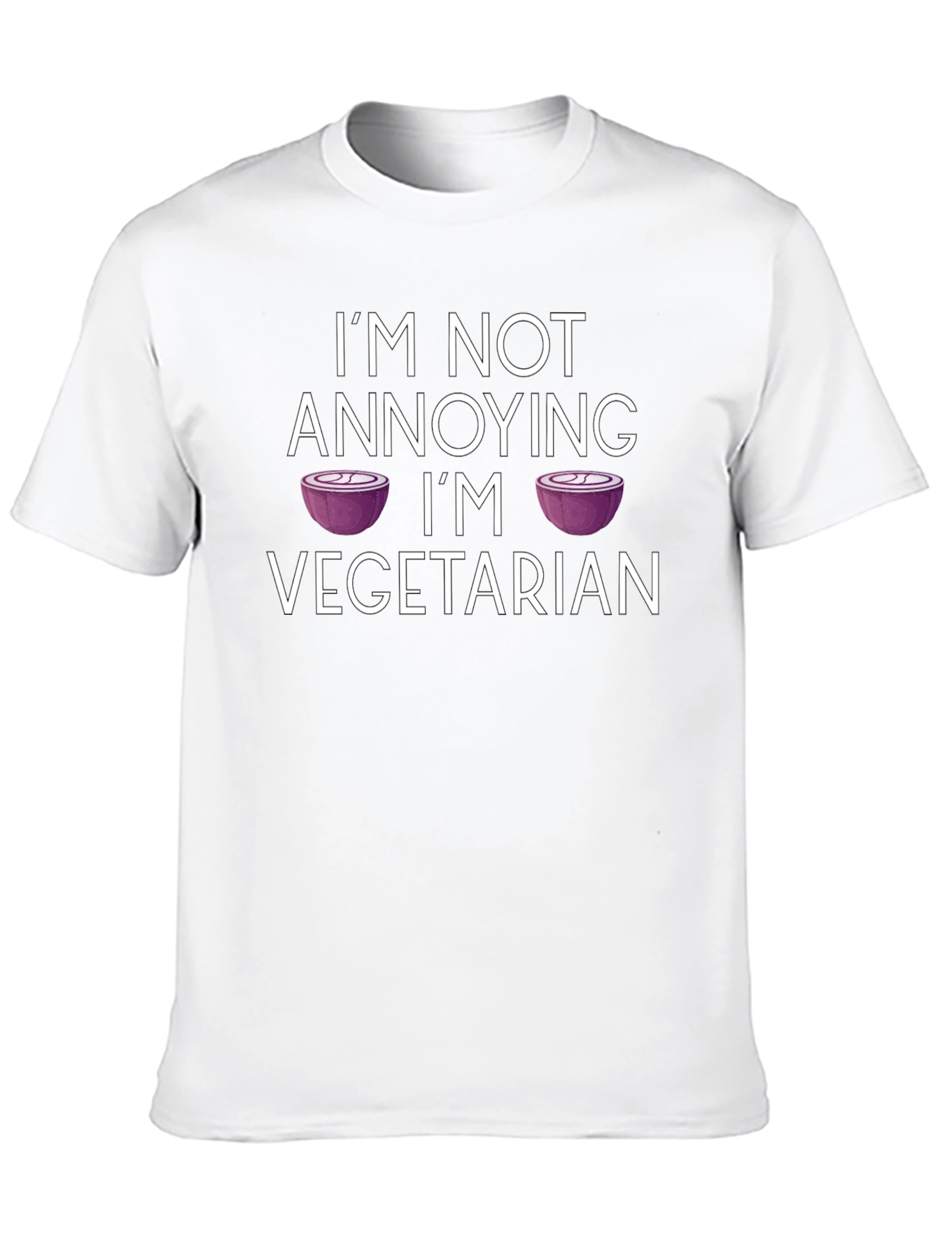 Black Funny Vegetarian Graphic Tee view 10