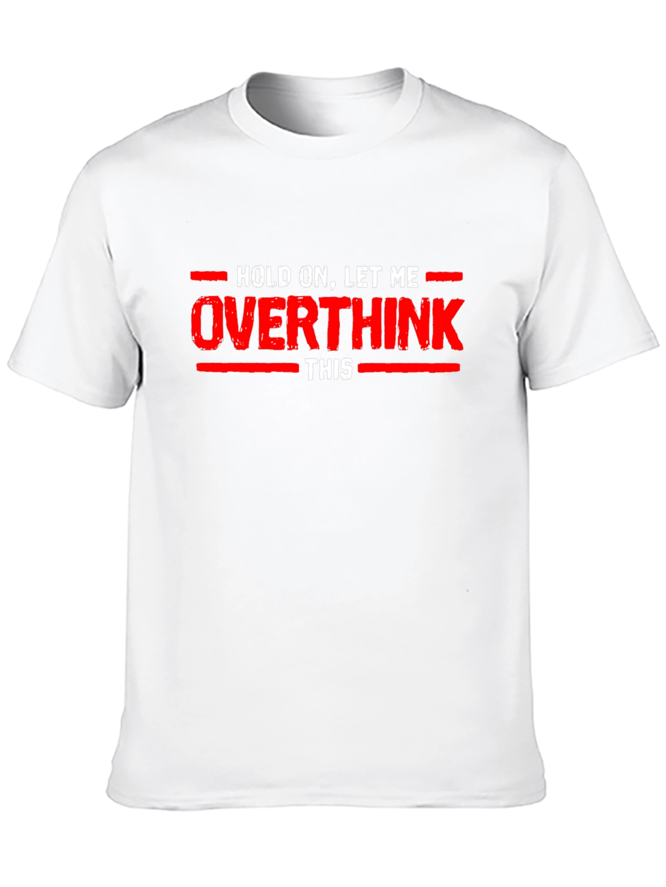 Black Overthink T-Shirt - Funny Graphic Tee view 10