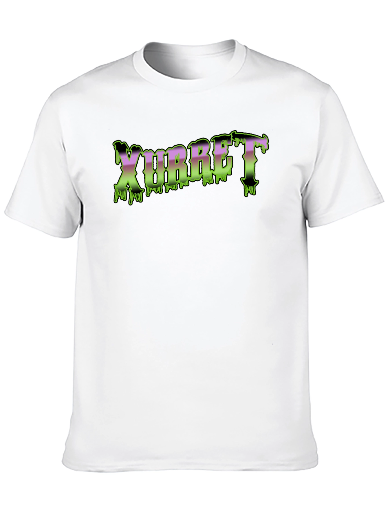 Black Xurret Drip Graphic Black T-Shirt view 10