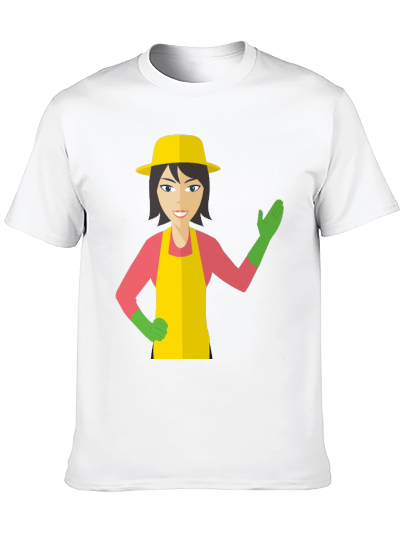 Black Gardener Graphic Tee - Unique Cartoon Design view 10