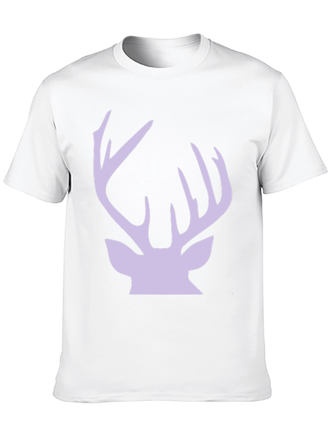 Deer Antler Graphic Tee - Stylish Black Cotton T-Shirt - 10