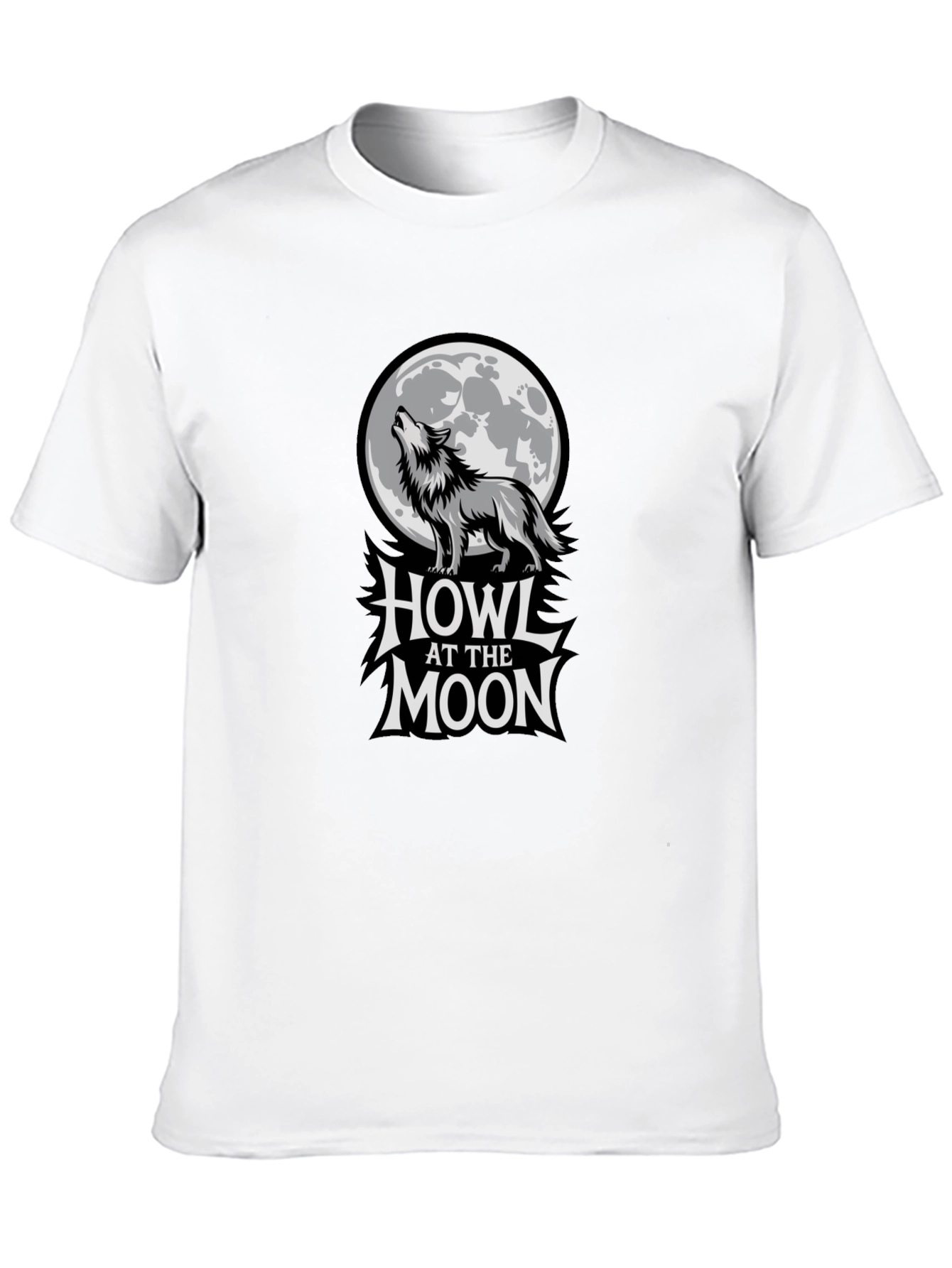 Black Howl at the Moon Graphic T-Shirt view 10