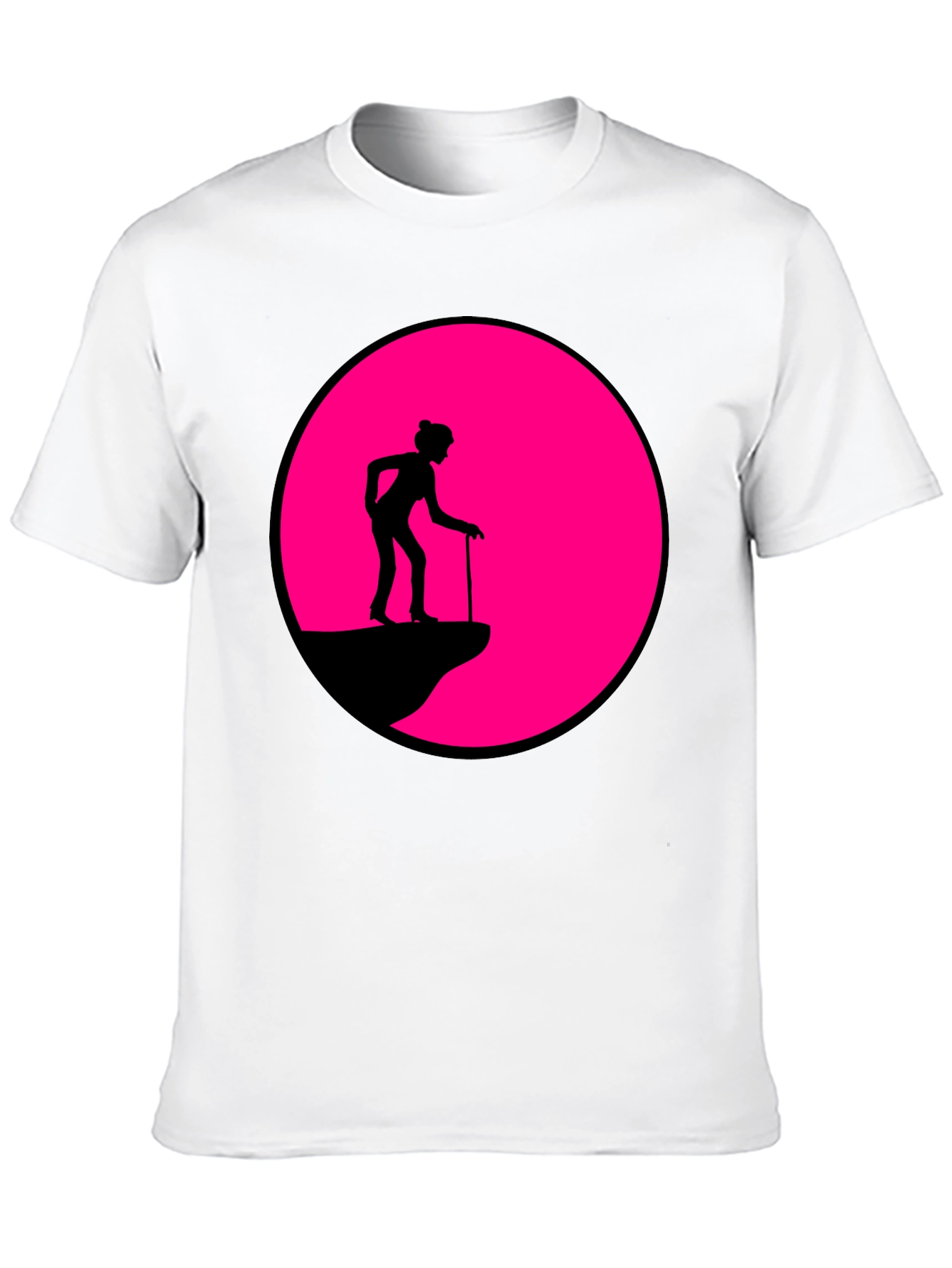 Black Cliff Walker Graphic Tee - Black Cotton Blend view 10