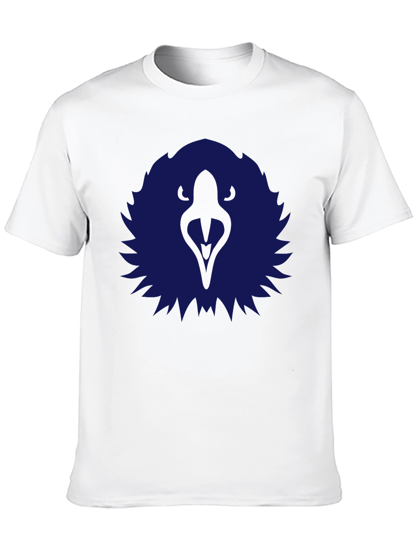 Black Abstract Eagle Graphic Tee - Black view 10