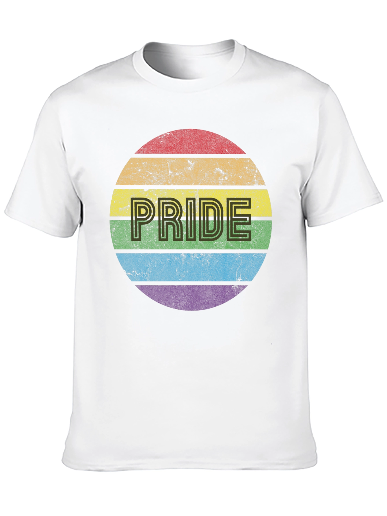 Black Pride Rainbow T-Shirt - Men's Graphic Tee view 10