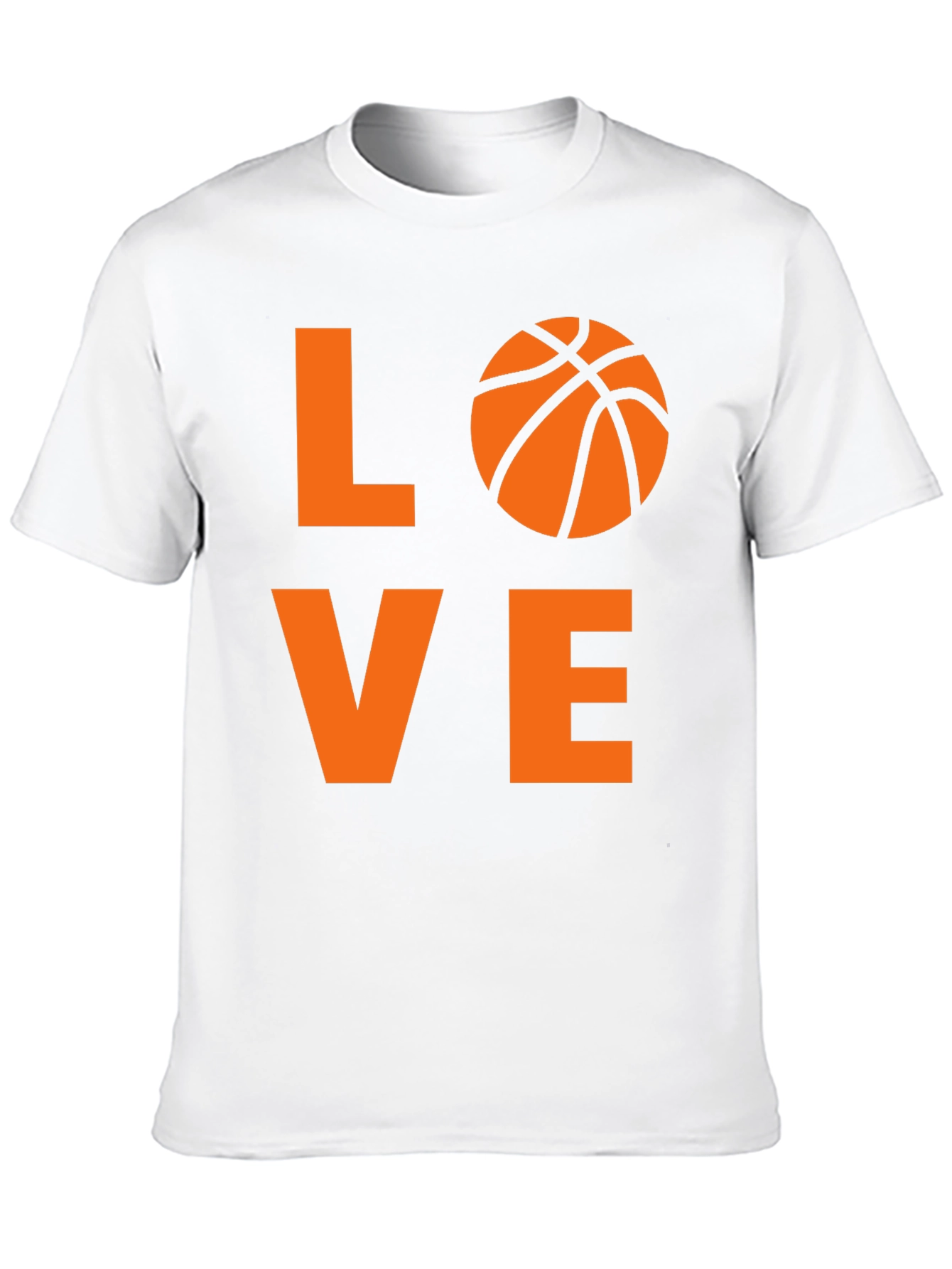 Black Love Basketball Graphic Tee - Black Cotton Shirt view 10