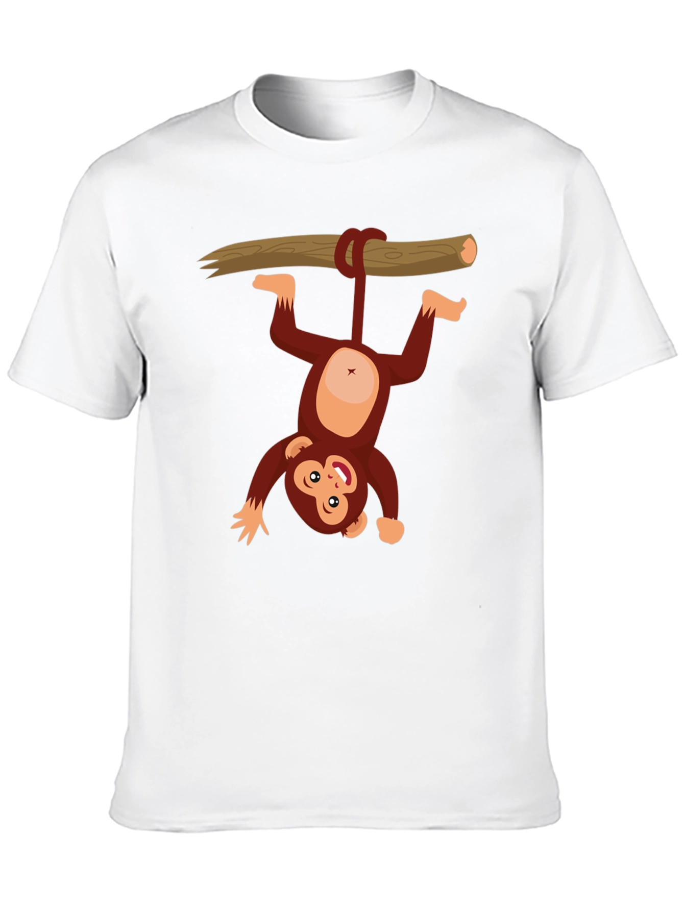 Black Monkeying Around T-Shirt - Fun Graphic Tee for Casual Wear view 10