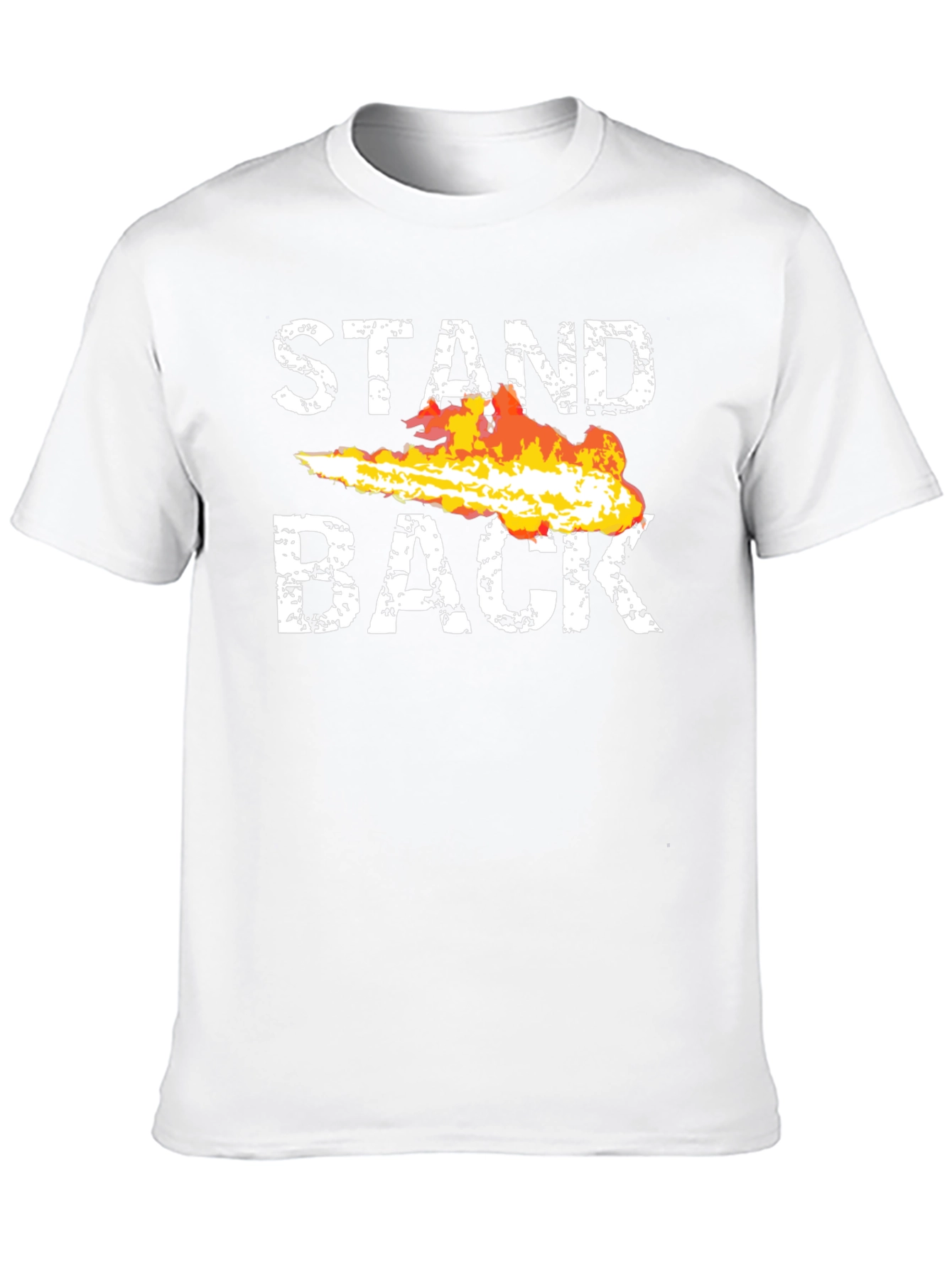 Stand Back Fire T-Shirt - Graphic Tee - 10