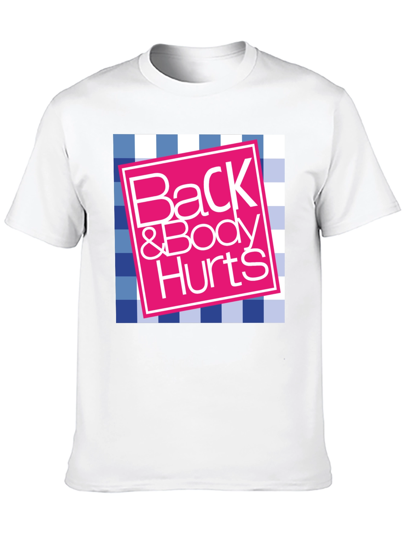 Black Back & Body Hurts Graphic Tee view 10