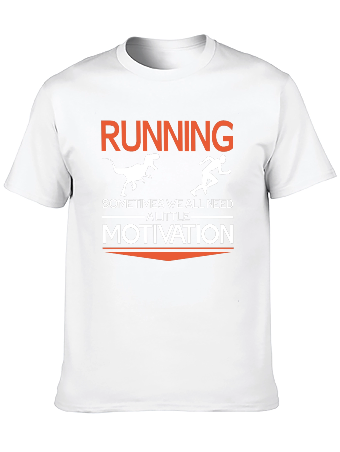 Black Running Motivation Graphic T-Shirt view 10