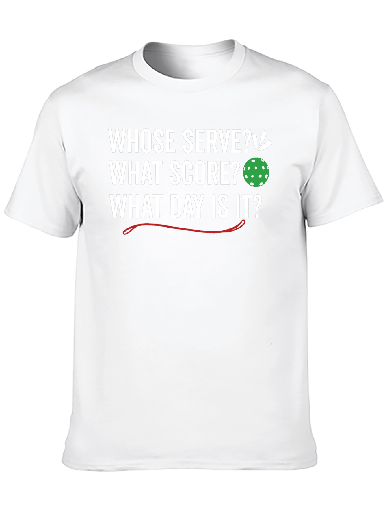 Black Funny Pickleball T-Shirt: Whose Serve? What Score? view 10