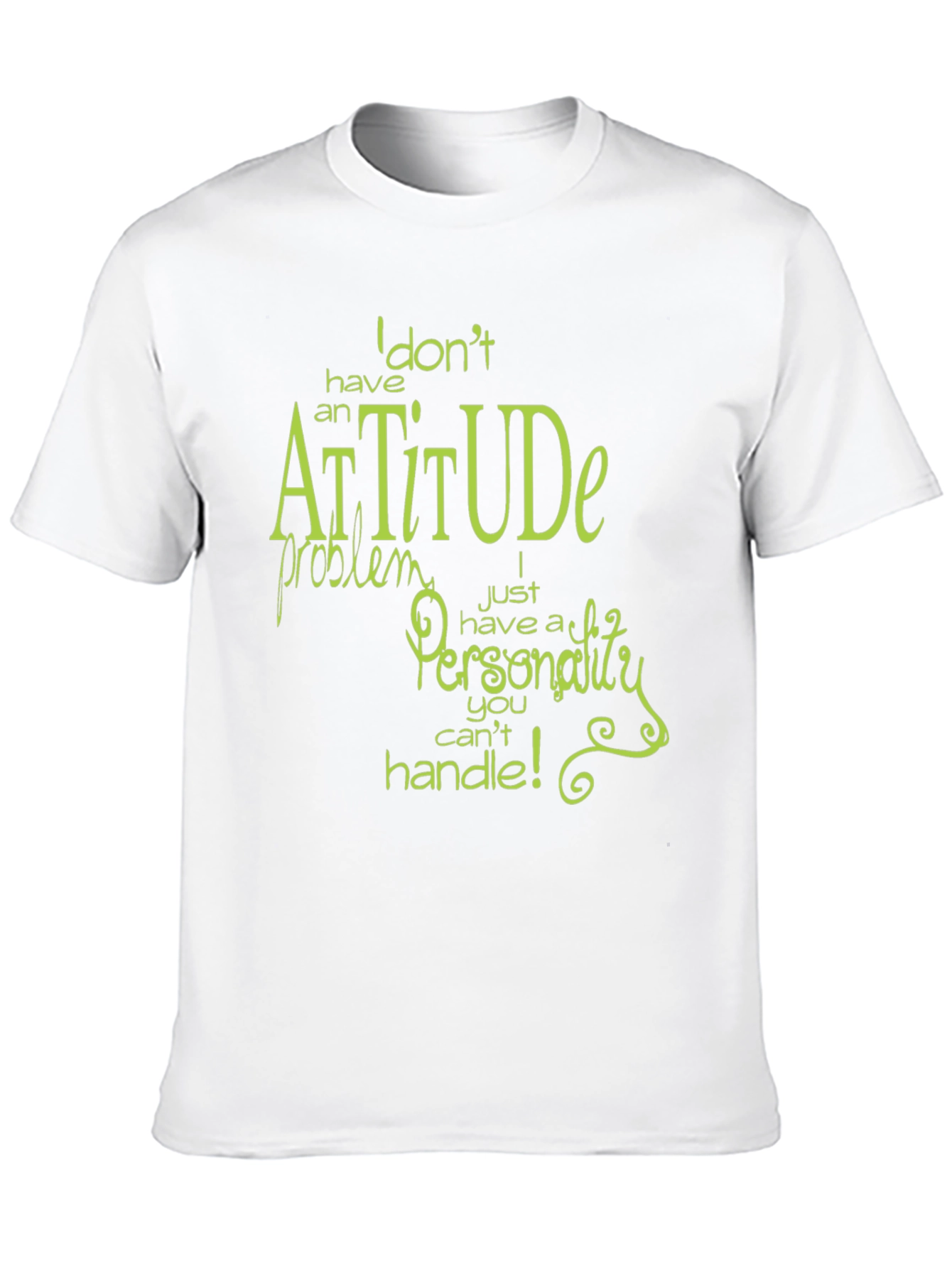 Black Sarcastic Attitude Funny Graphic Tee view 10