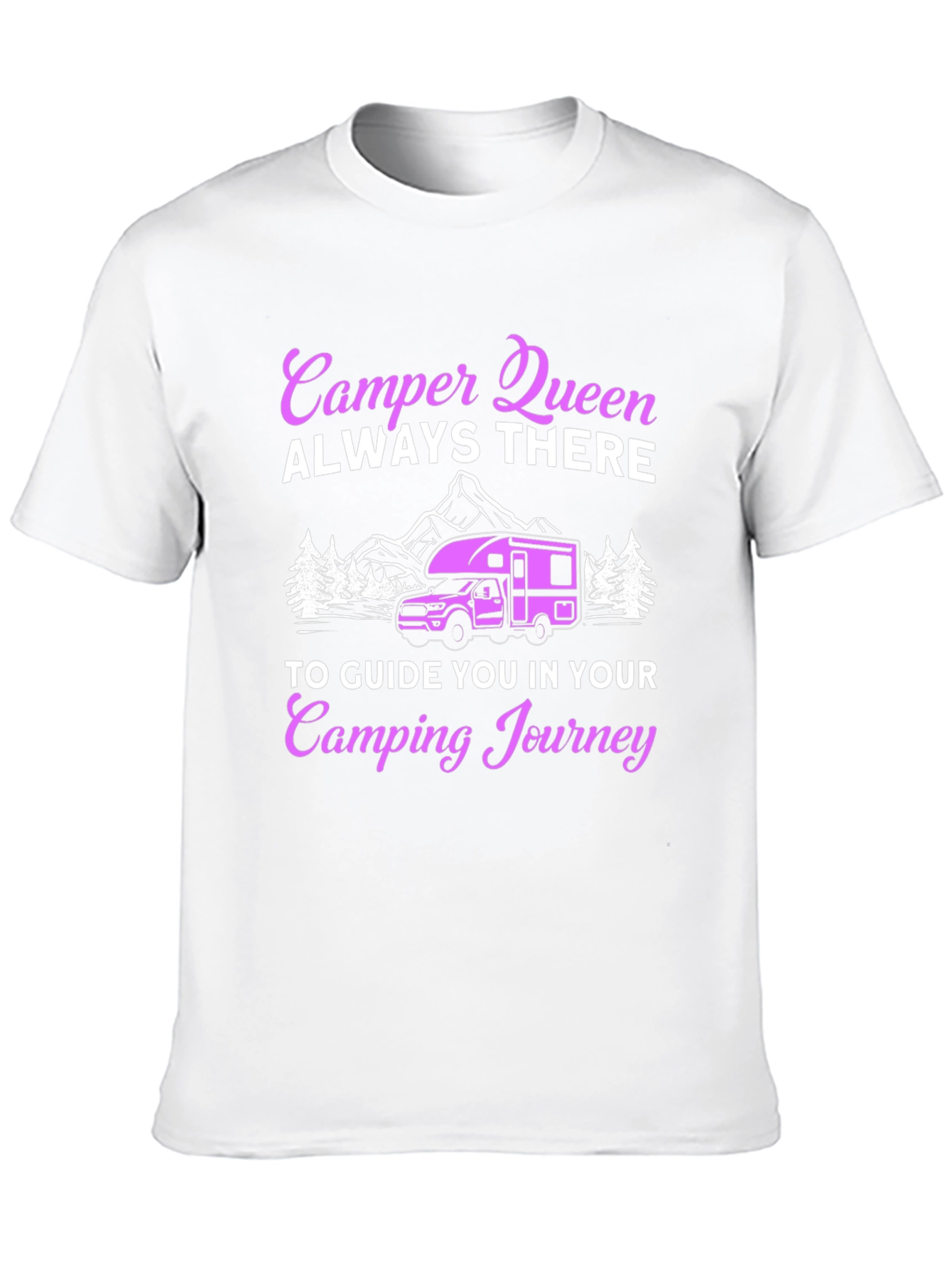 Camper Queen T-Shirt Camping Journey Guide RV Life - 10