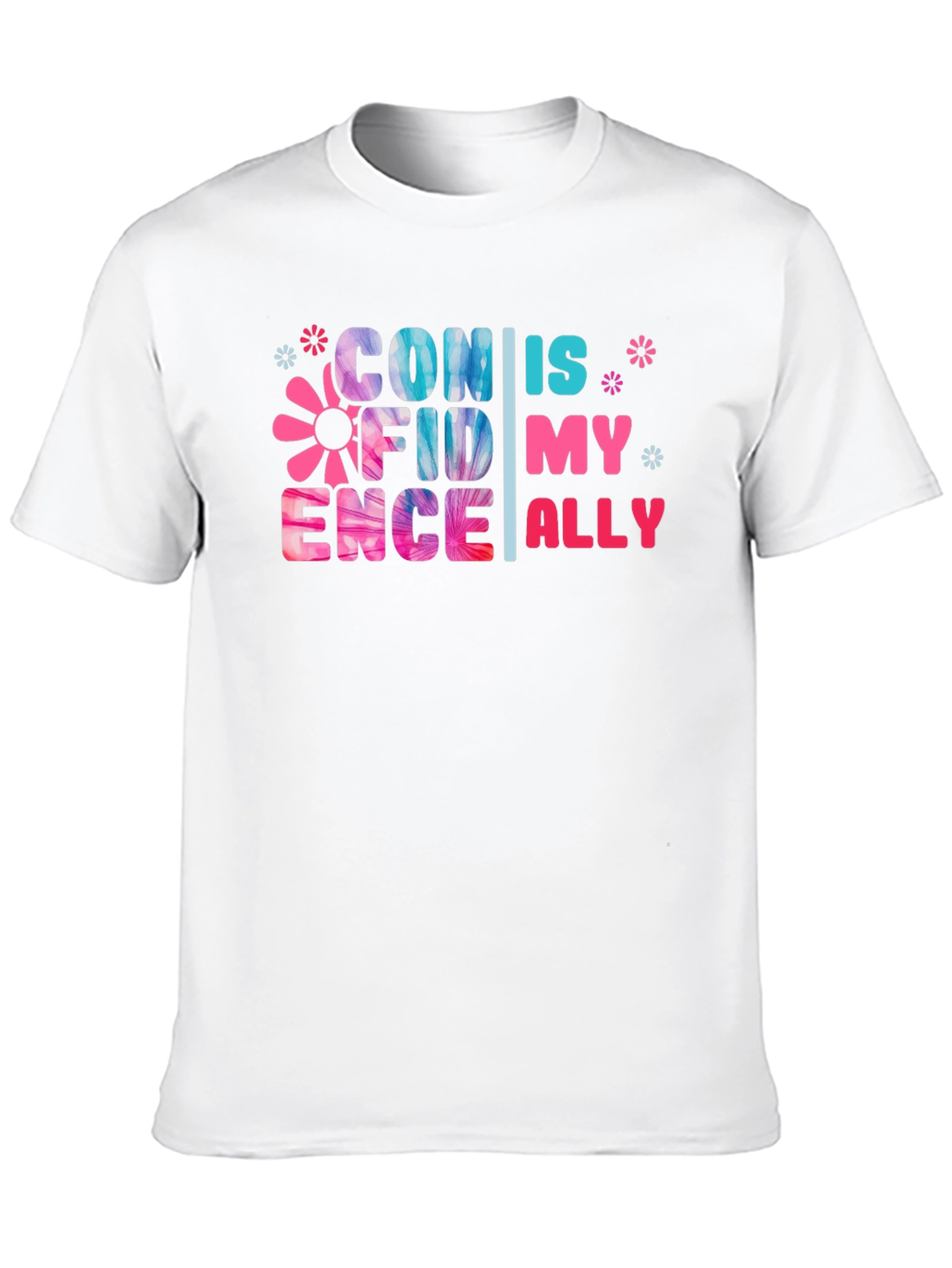 Black Confidence is My Ally Black Graphic Tee view 10