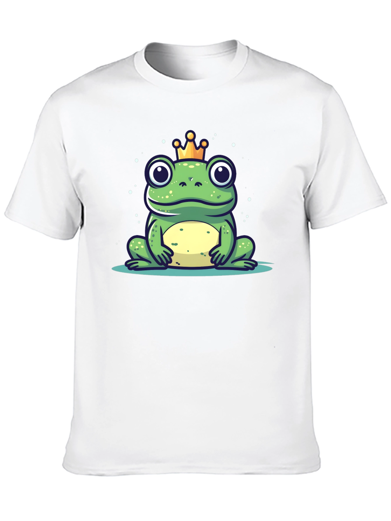 Black Frog Prince T-Shirt - Funny Cartoon Tee view 10