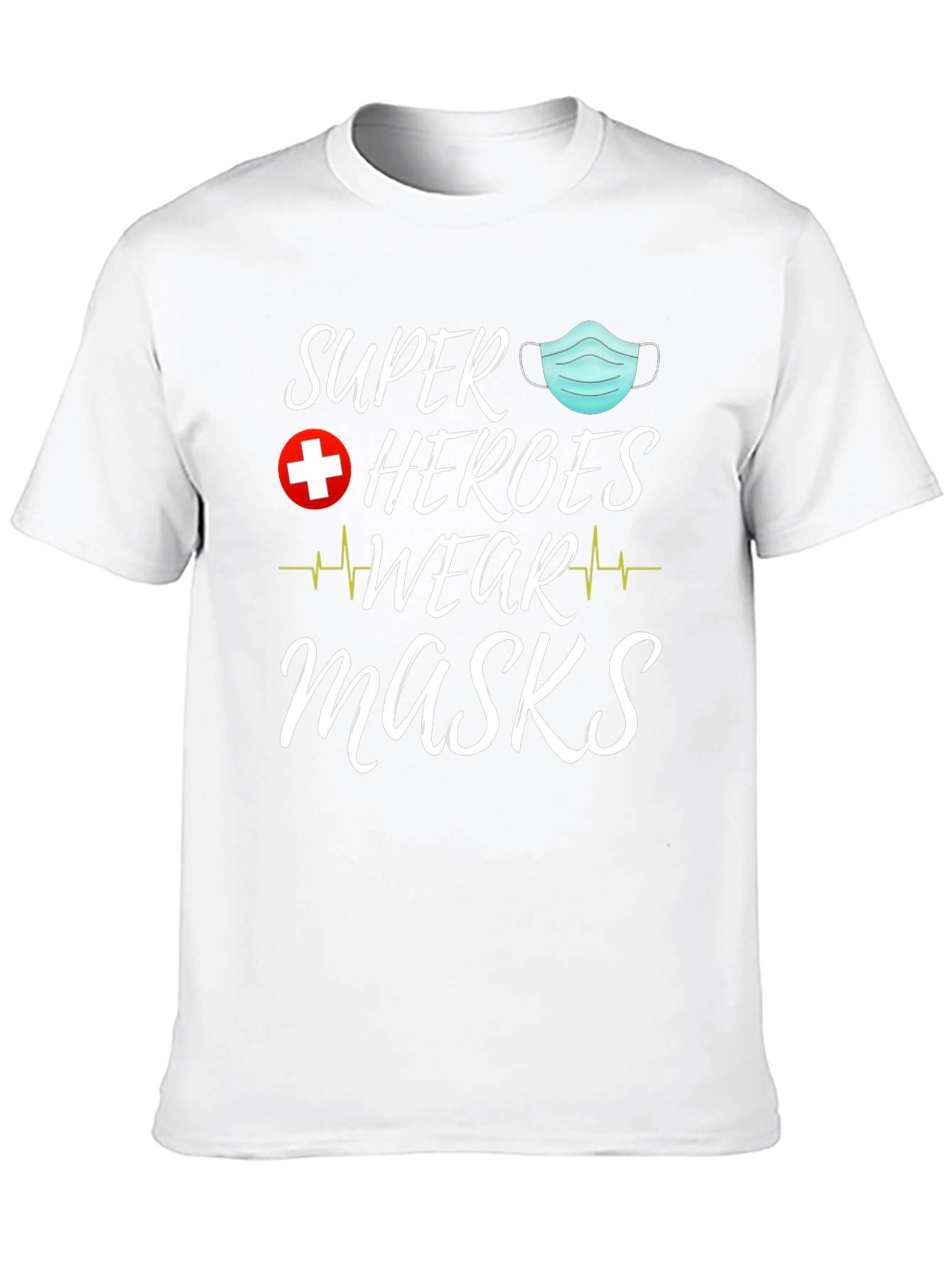 Black Super Heroes Wear Masks Graphic Tee view 10