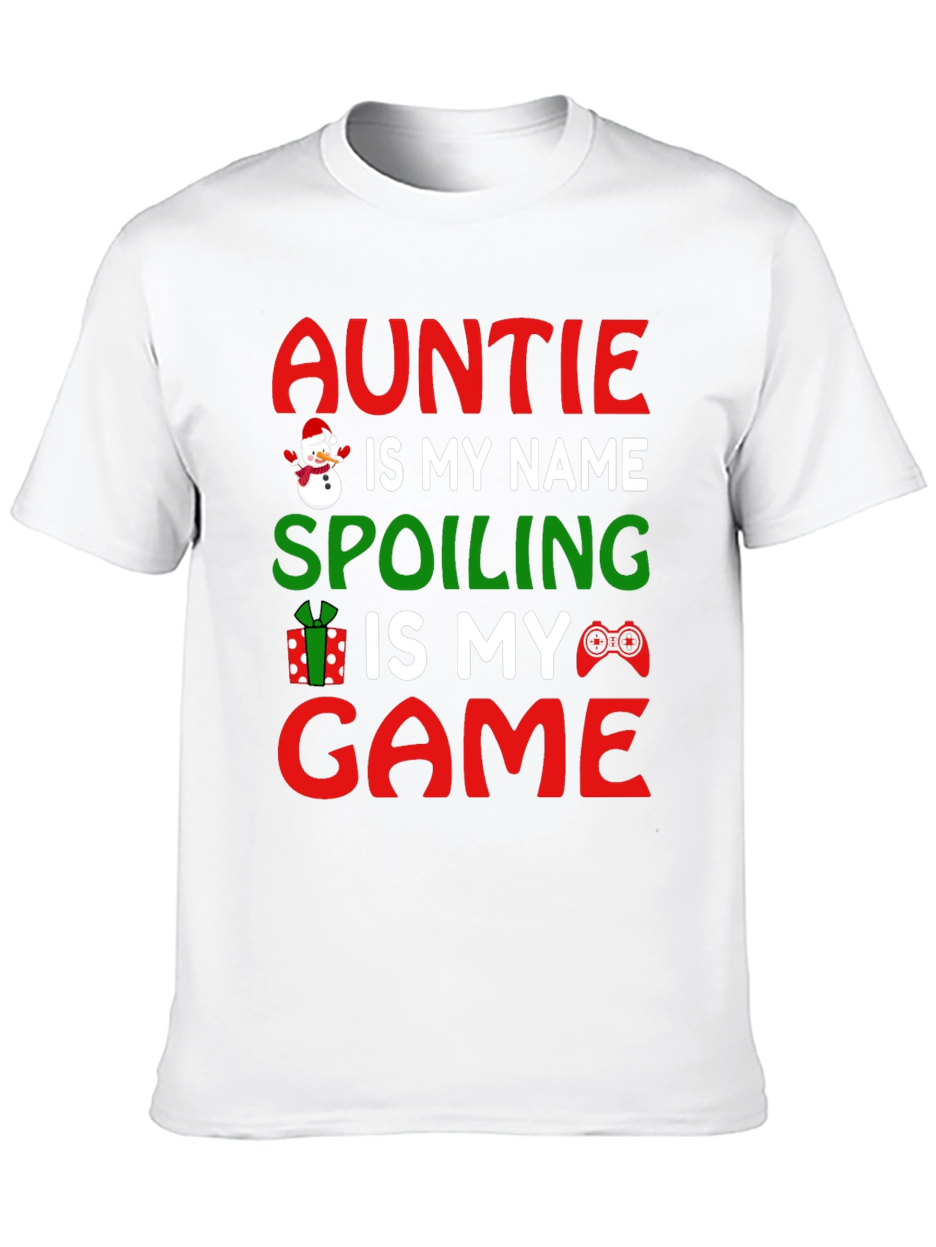 Black Auntie Spoiling Game T-Shirt view 10