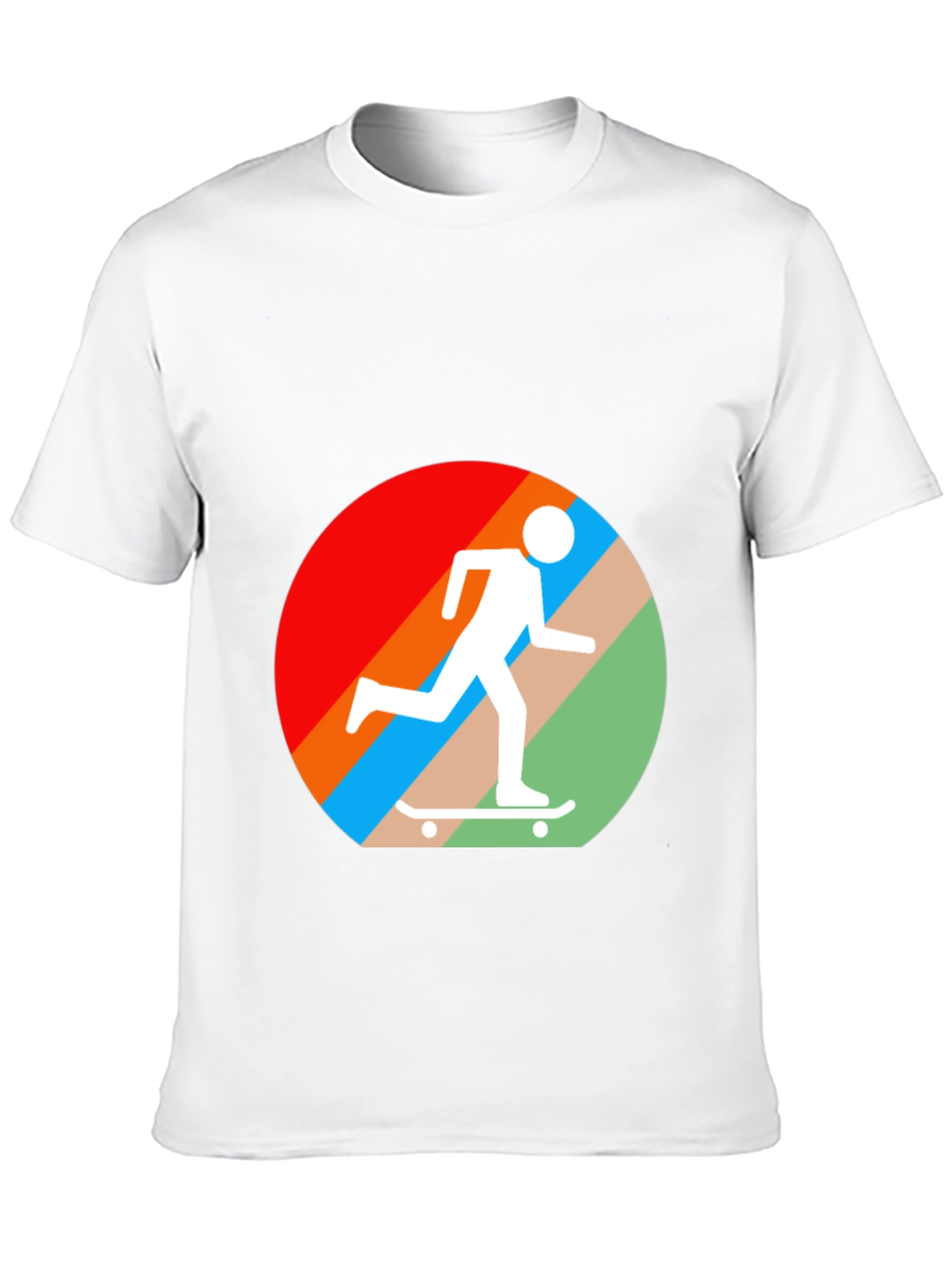 Black Retro Skater T-Shirt - Stylish Graphic Tee for Skateboarding Lovers view 10