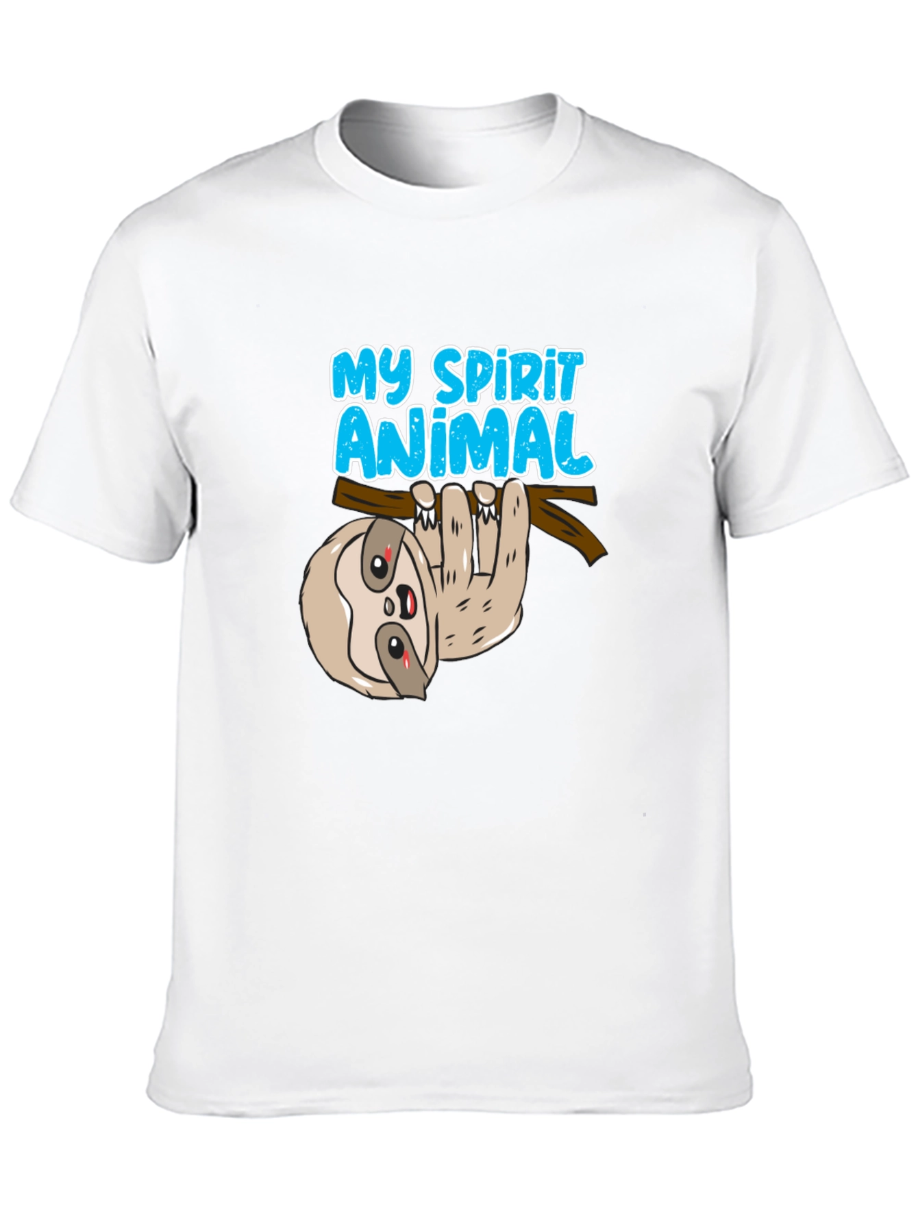 My Spirit Animal Sloth T-Shirt - Soft Cotton Tee - 10
