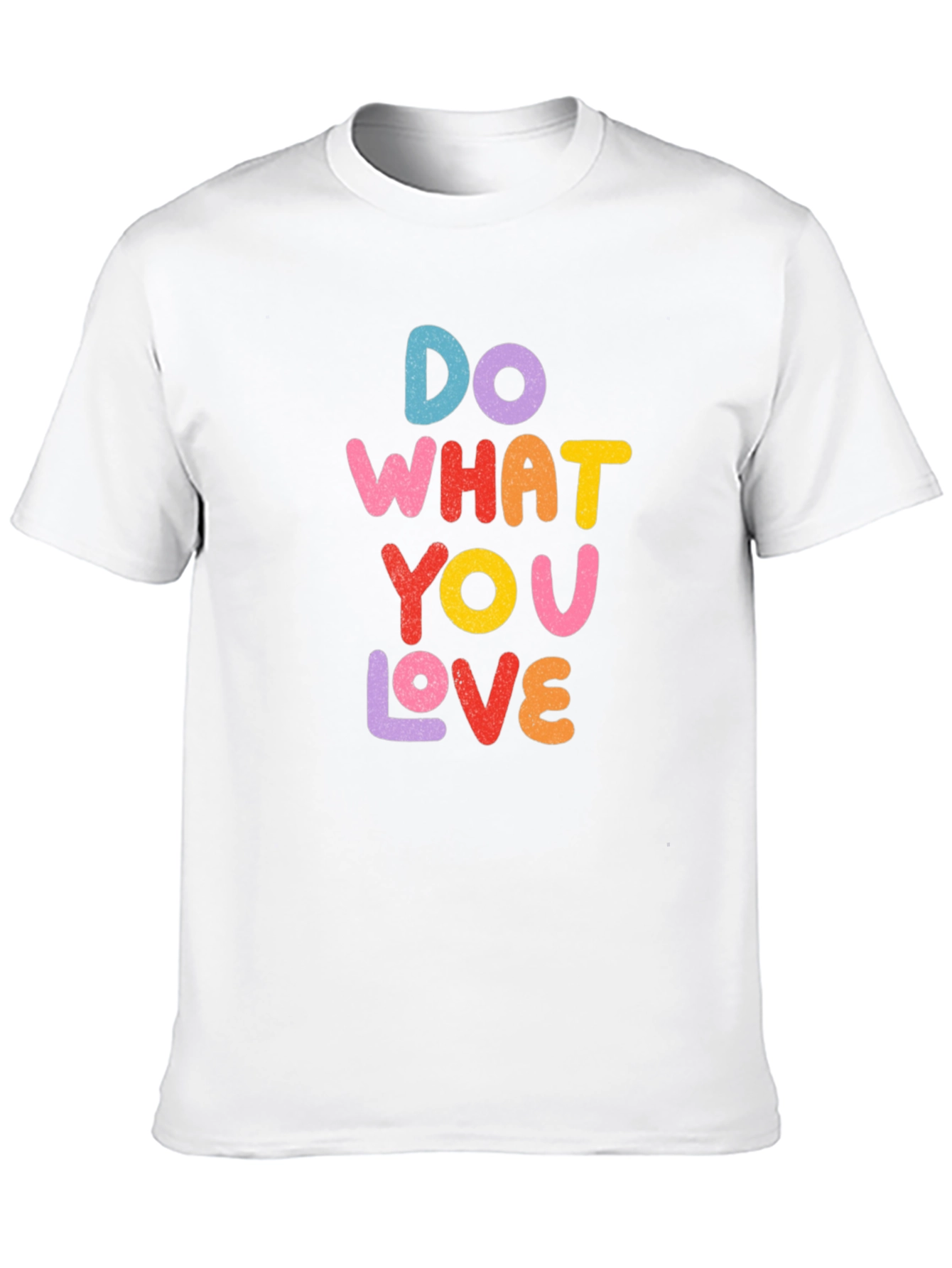 Black Do What You Love Graphic Tee - Black Unisex T-Shirt view 10