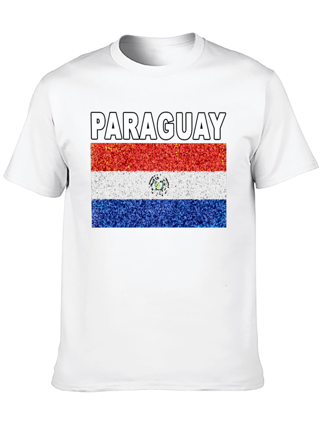 Black Paraguay Flag T-Shirt - Patriotic Design view 10