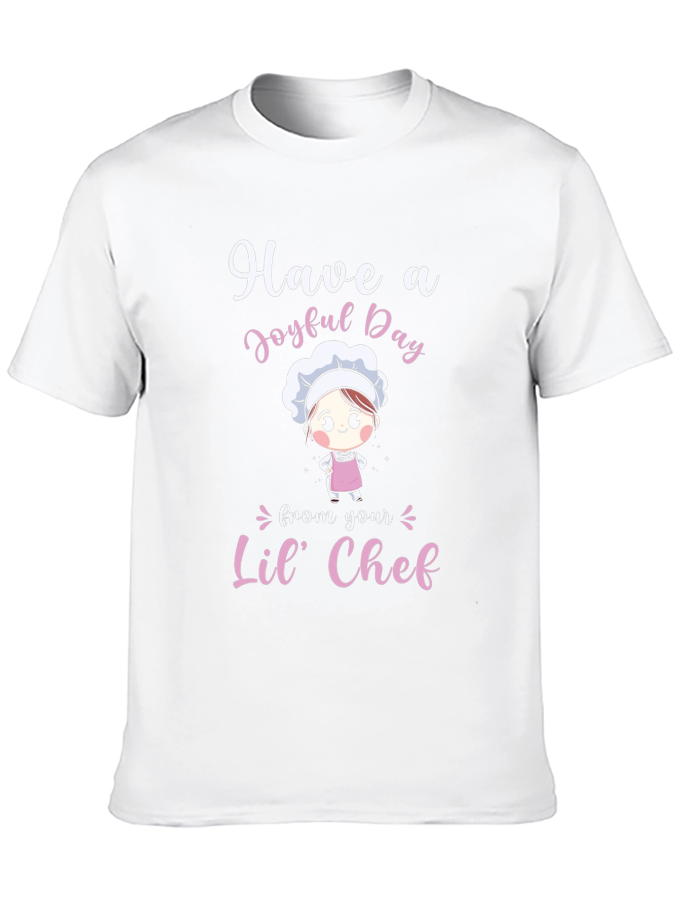 Black Have a Joyful Day Lil' Chef T-Shirt view 10