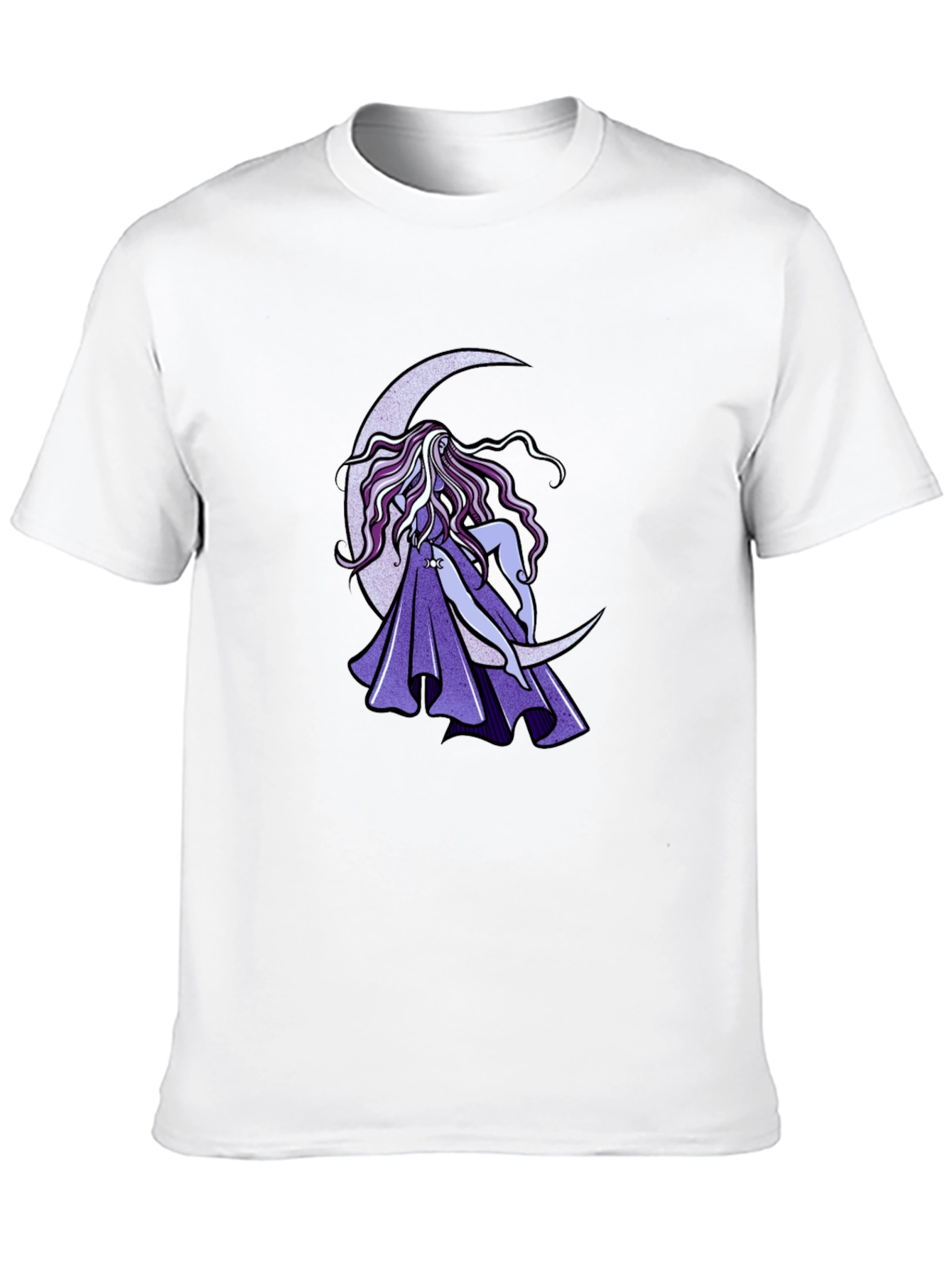 Black Moon Goddess Graphic Black T-Shirt view 10