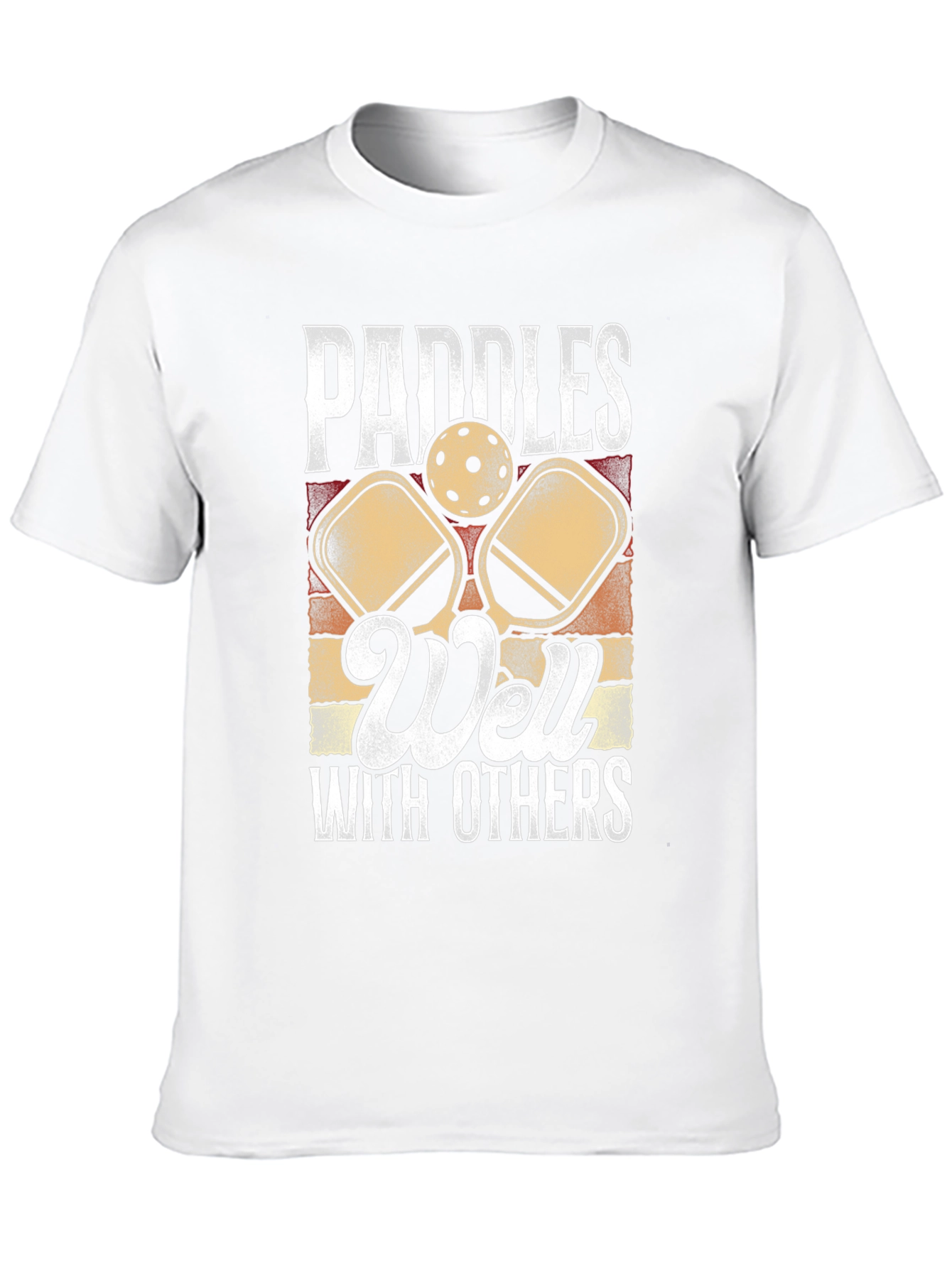 Black Paddles Well With Others T-Shirt view 10