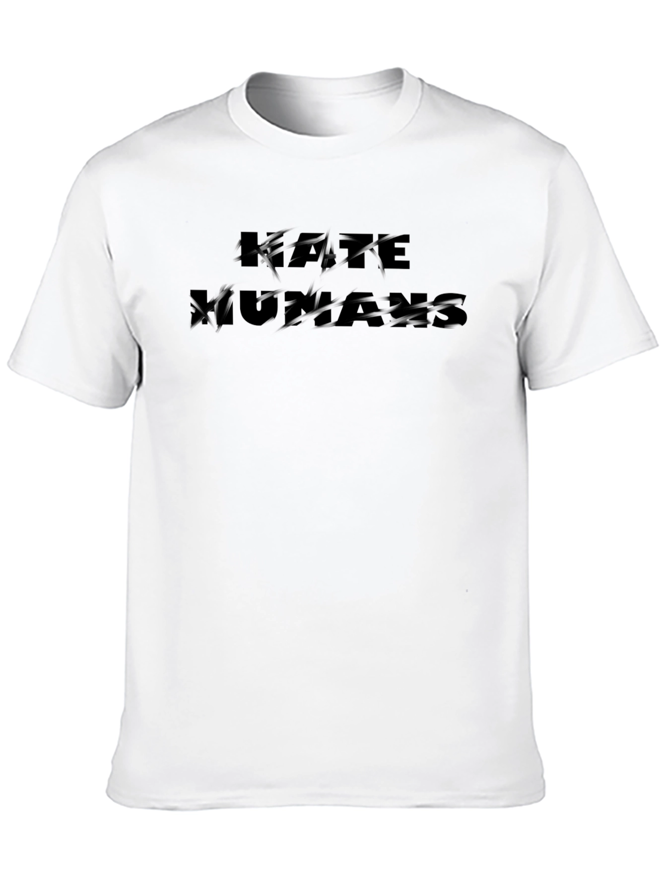 Black KATE HUMANS Black Graphic Tee - Stylish & Unique view 10