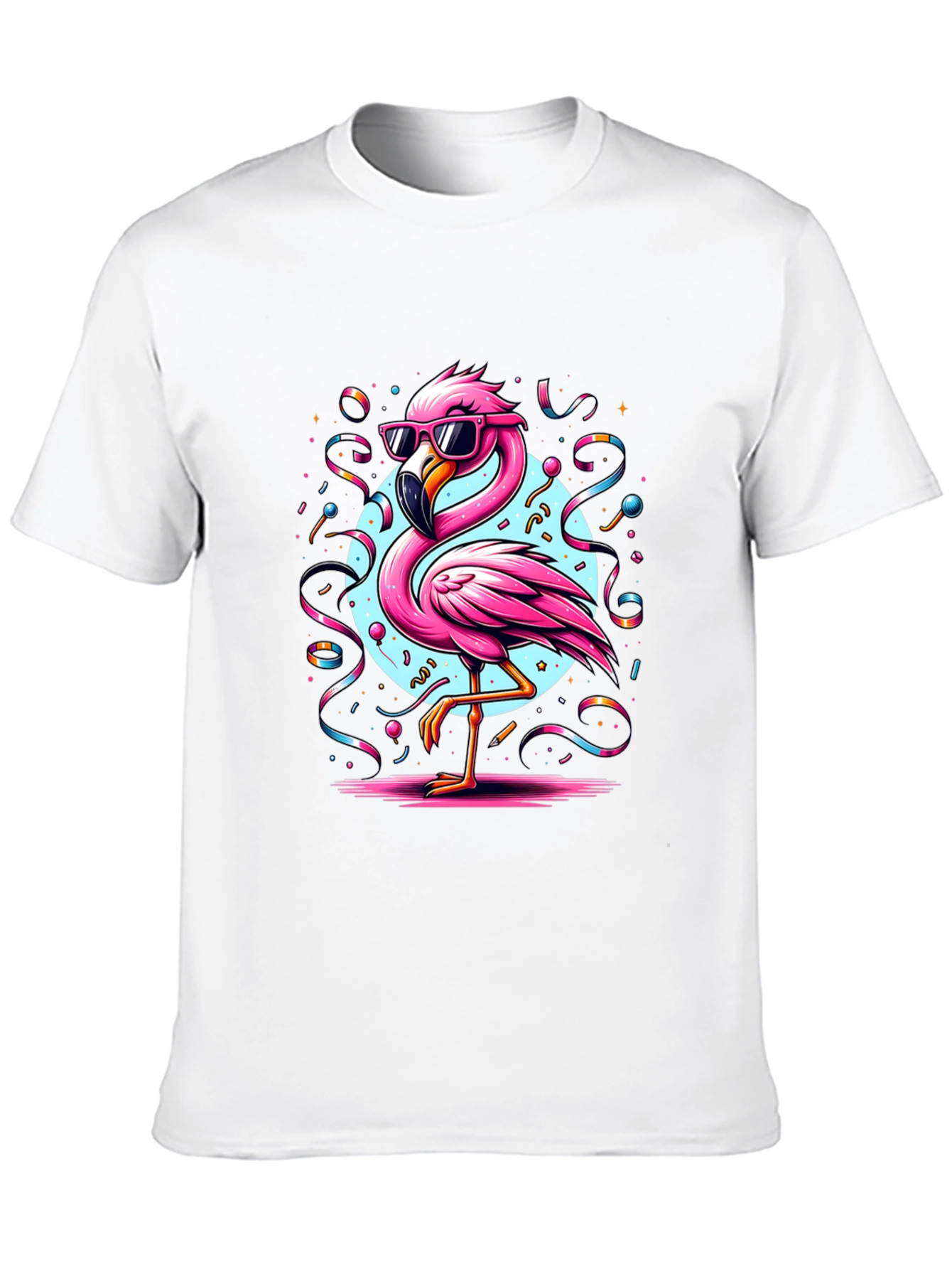 Black Flamingo T-Shirt - Cool Summer Vibes view 10