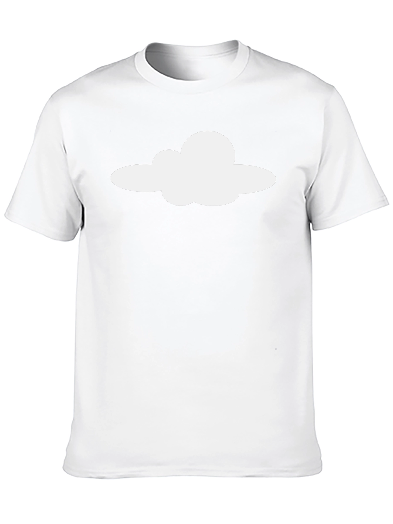 Black Cloud Graphic T-Shirt - Casual & Comfortable Black Tee view 10