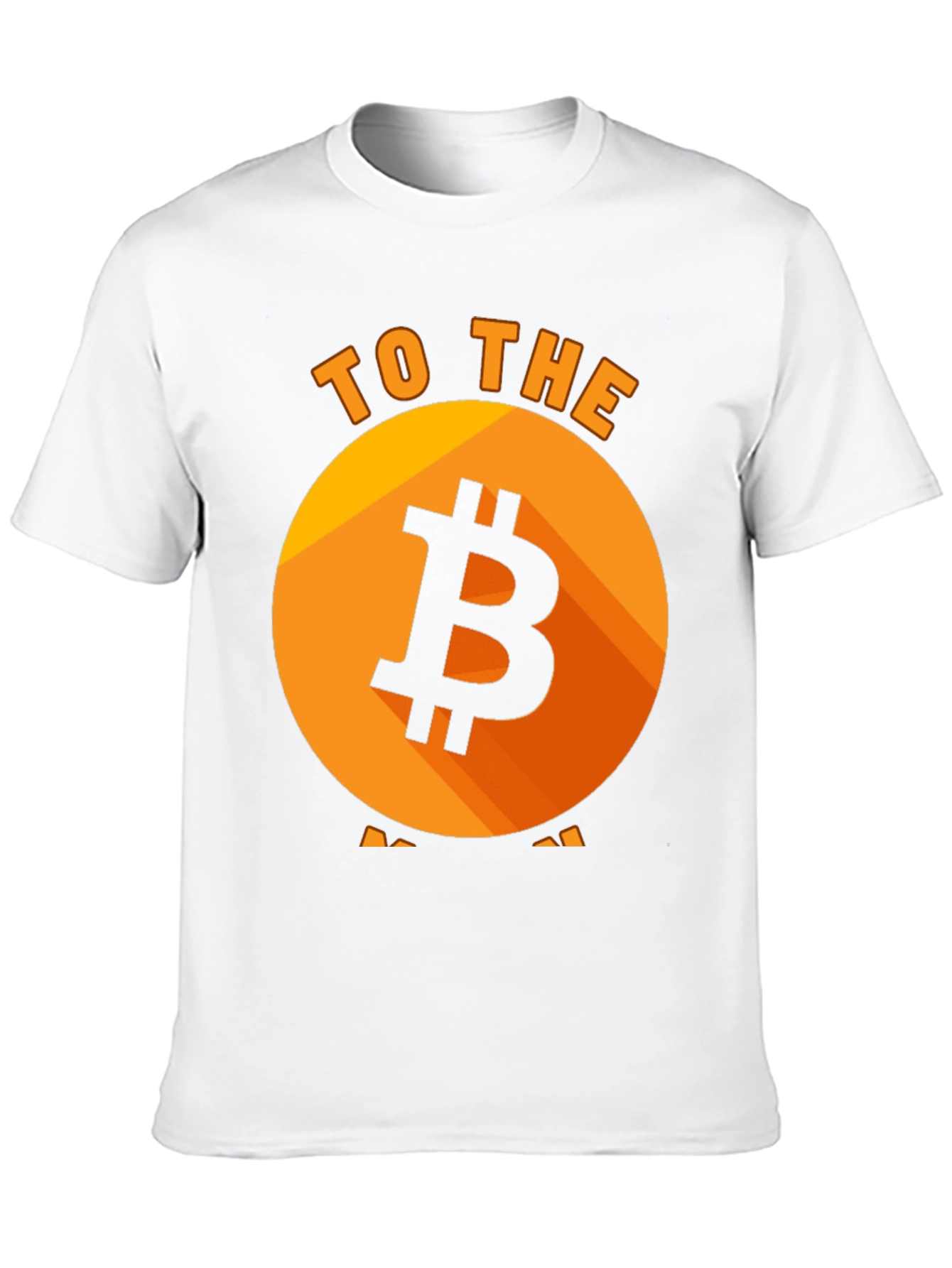 Black Bitcoin to the Moon Black T-Shirt view 10