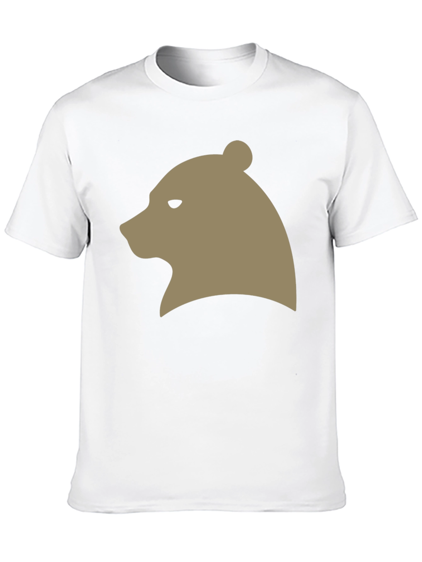 Black Bear Silhouette Graphic Tee - Casual Black T-Shirt view 10