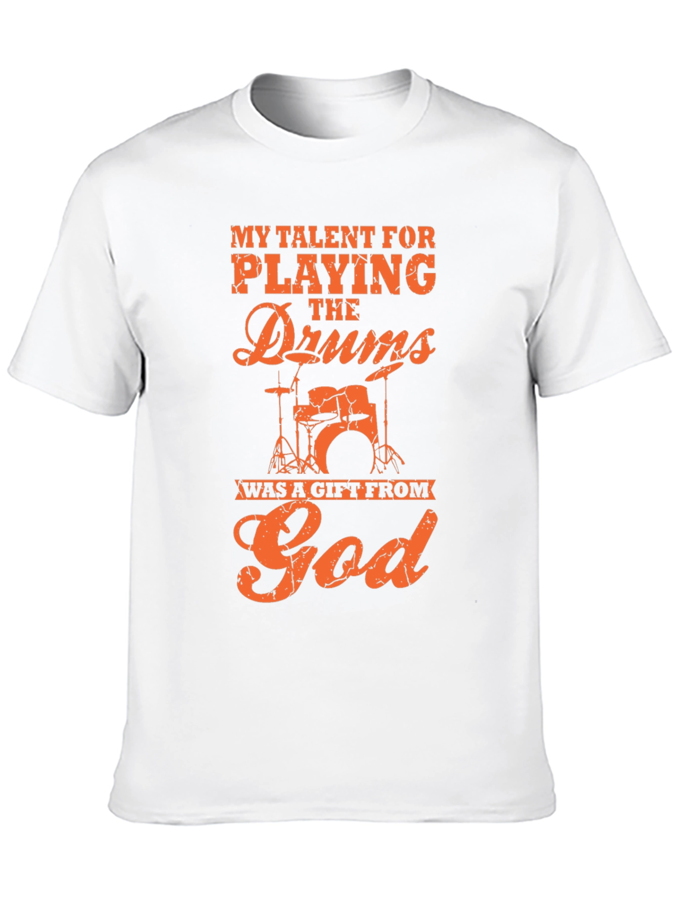 Black Drummer God Gift Tee view 10