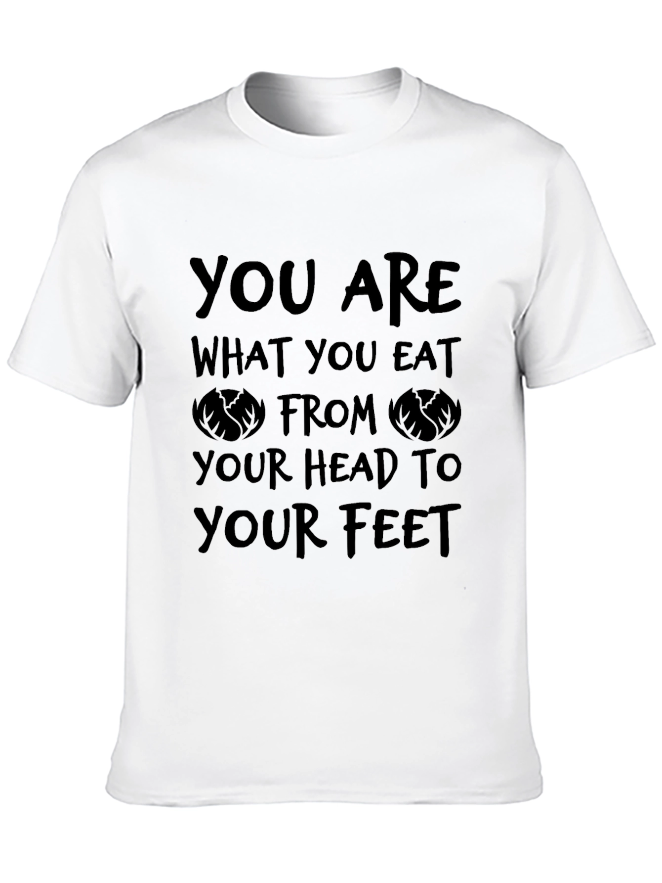 Black You Are What You Eat T-Shirt view 10