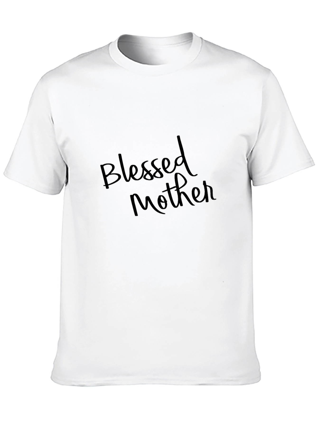 Black Blessed Mother Black Tee view 10
