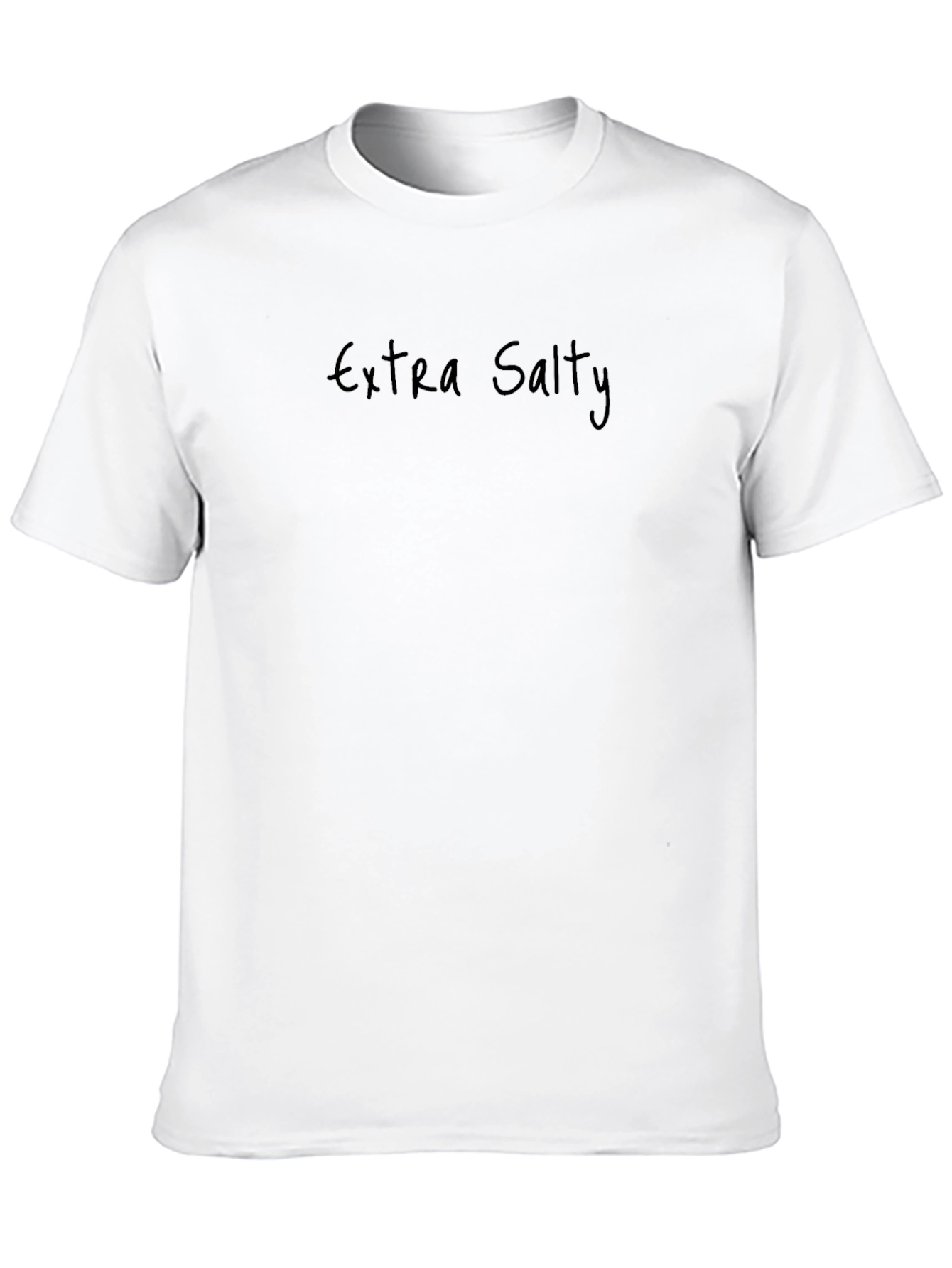 Black Extra Salty Black T-Shirt view 10