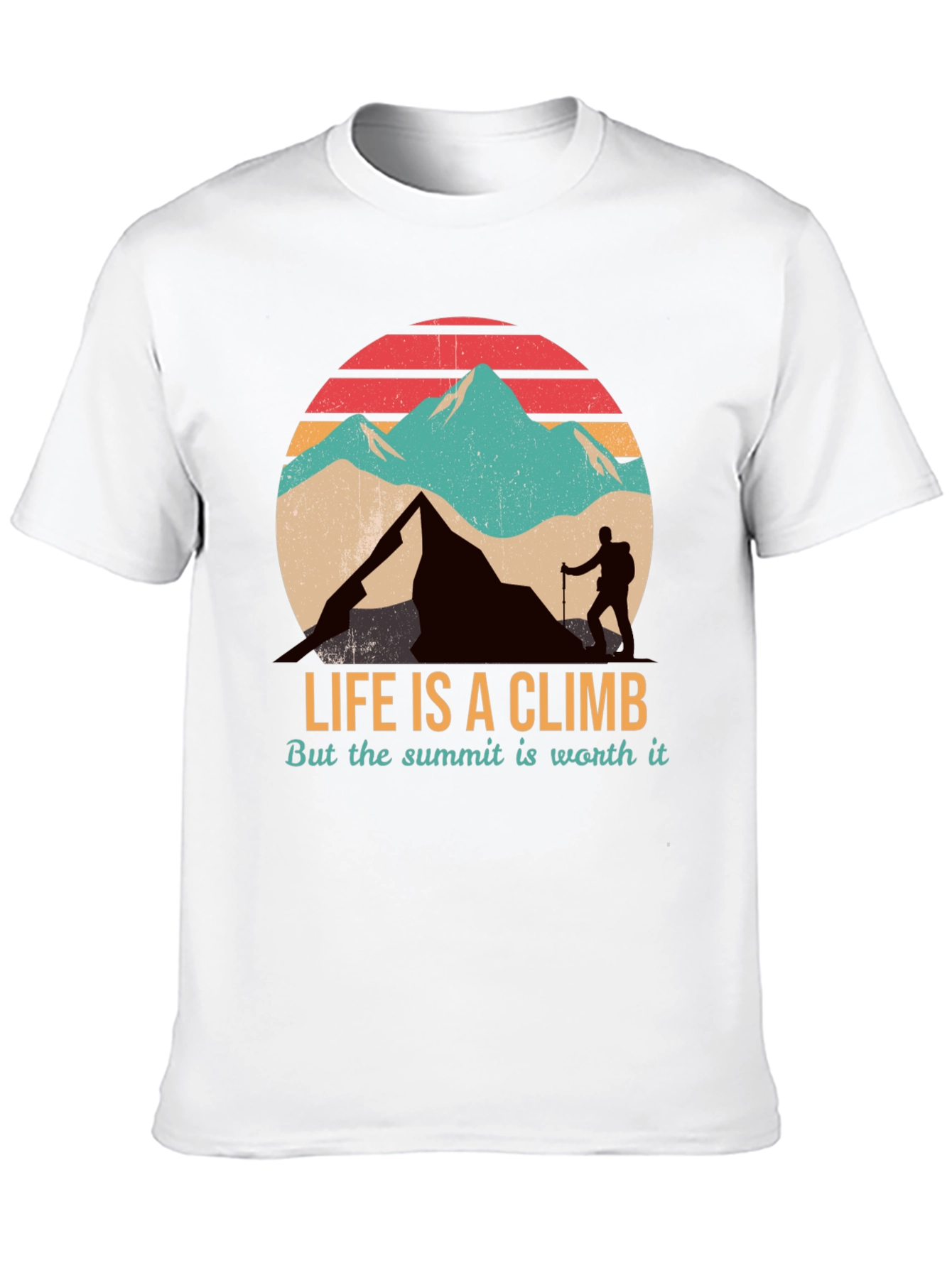 Black Life is a Climb T-Shirt view 10