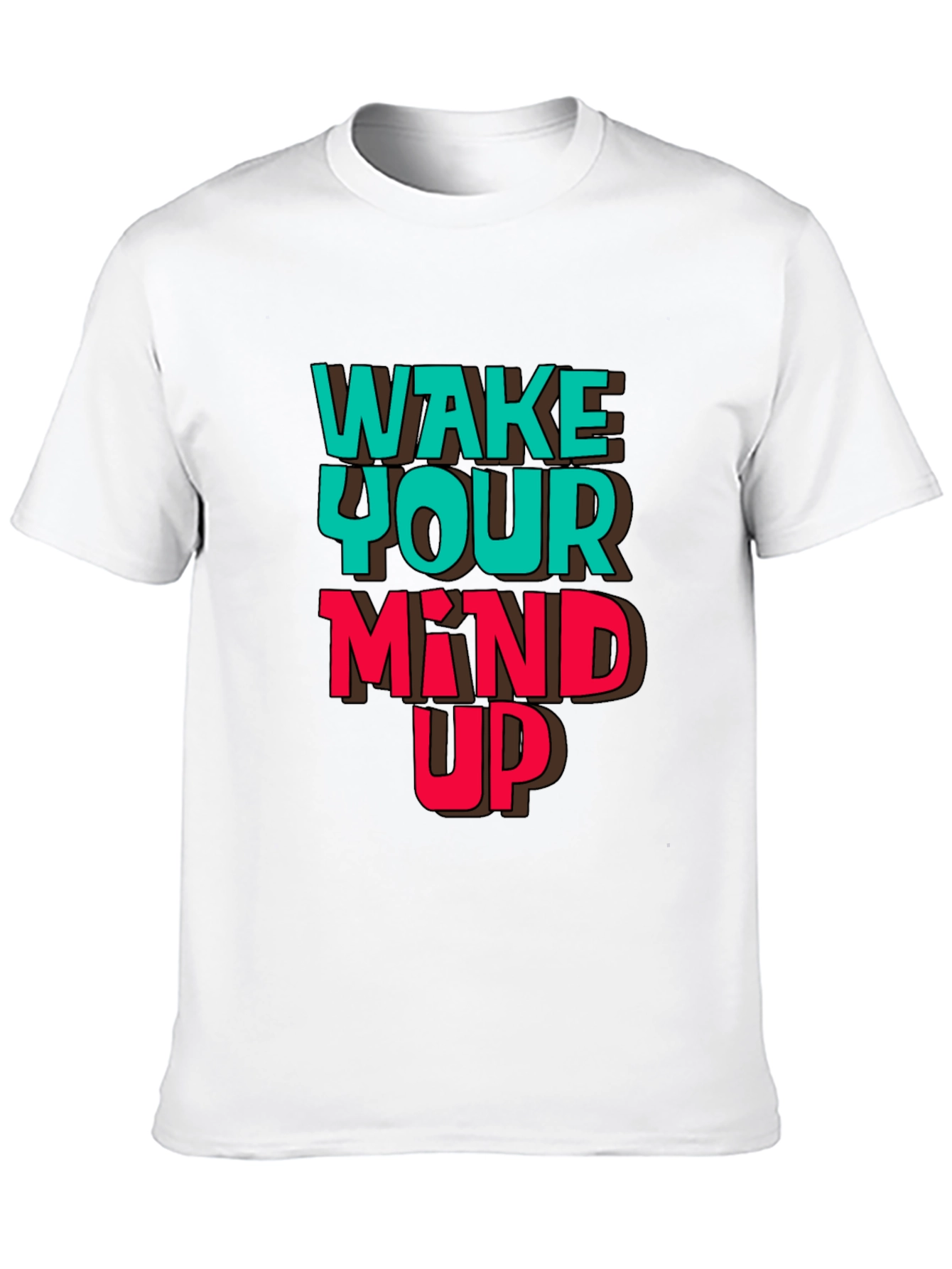 Black Wake Your Mind Up Graphic Tee - Black view 10