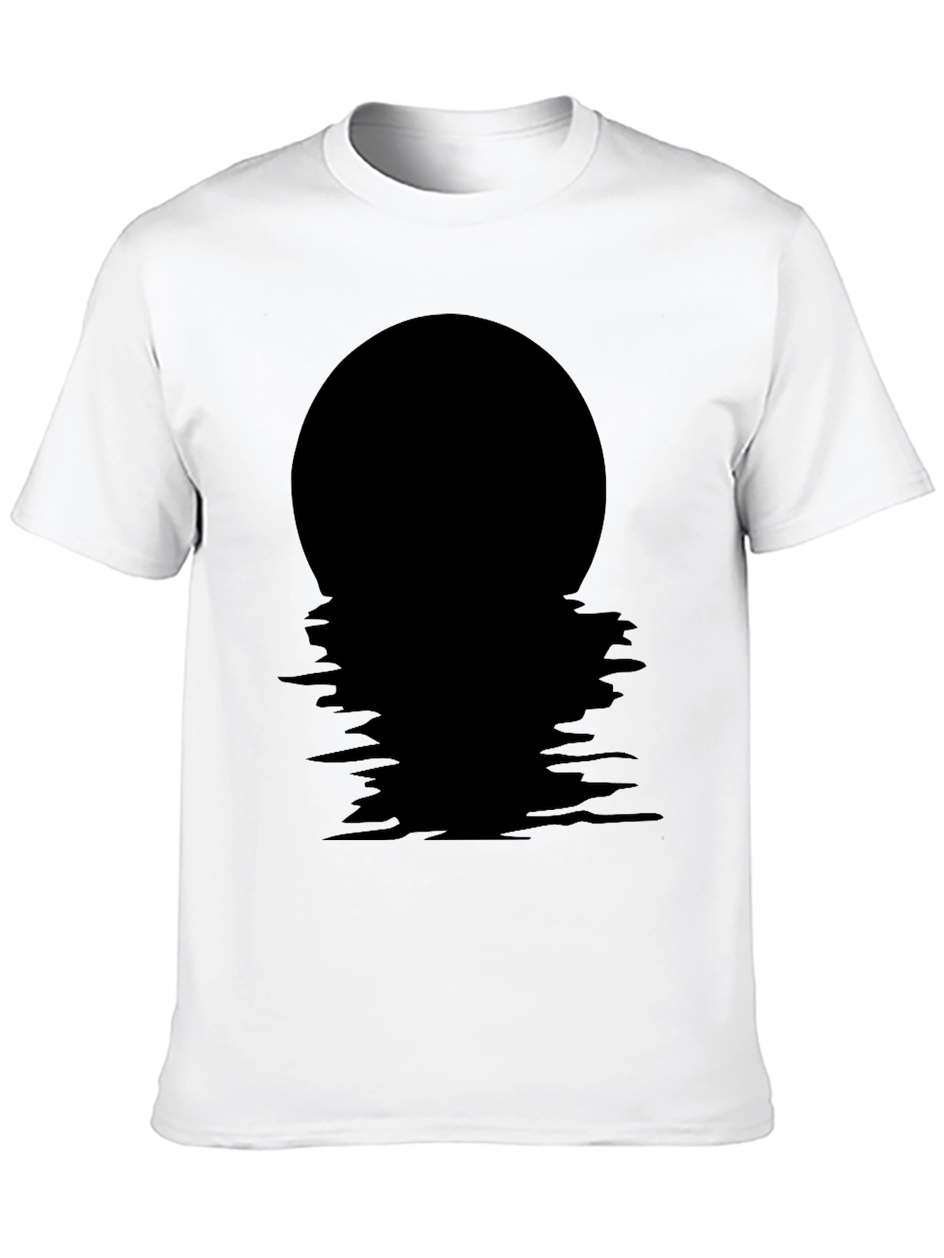 Black Black Moon Reflection T-Shirt view 10