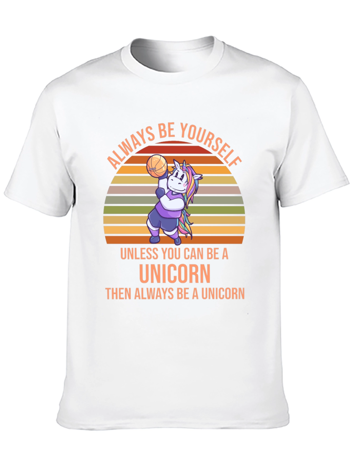 Black Always Be Yourself Unicorn T-Shirt view 10