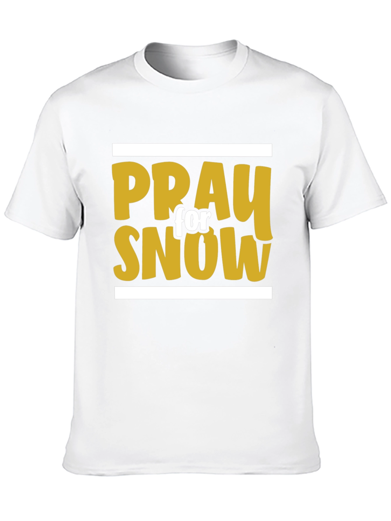 Black Pray for Snow Graphic Tee view 10
