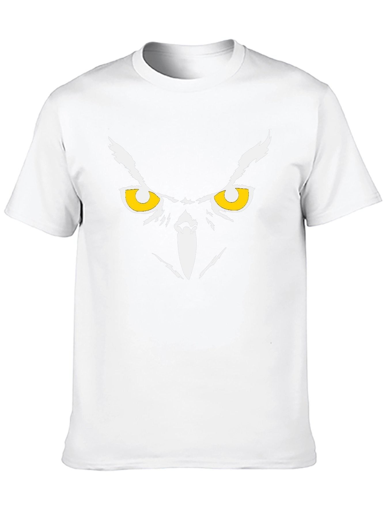 Black Owl Eyes Graphic Black T-Shirt view 10