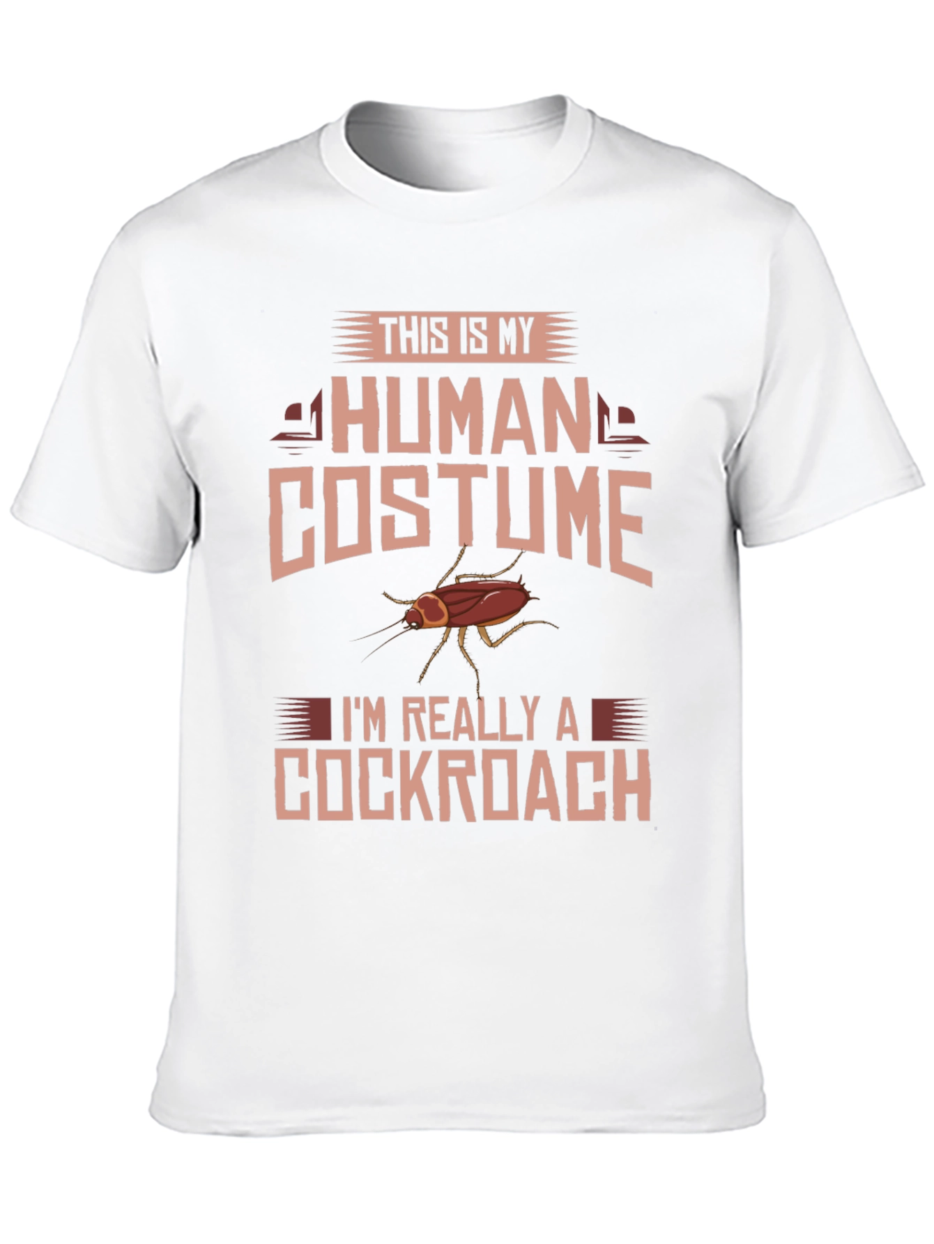 Black Human Costume Cockroach T-Shirt view 10