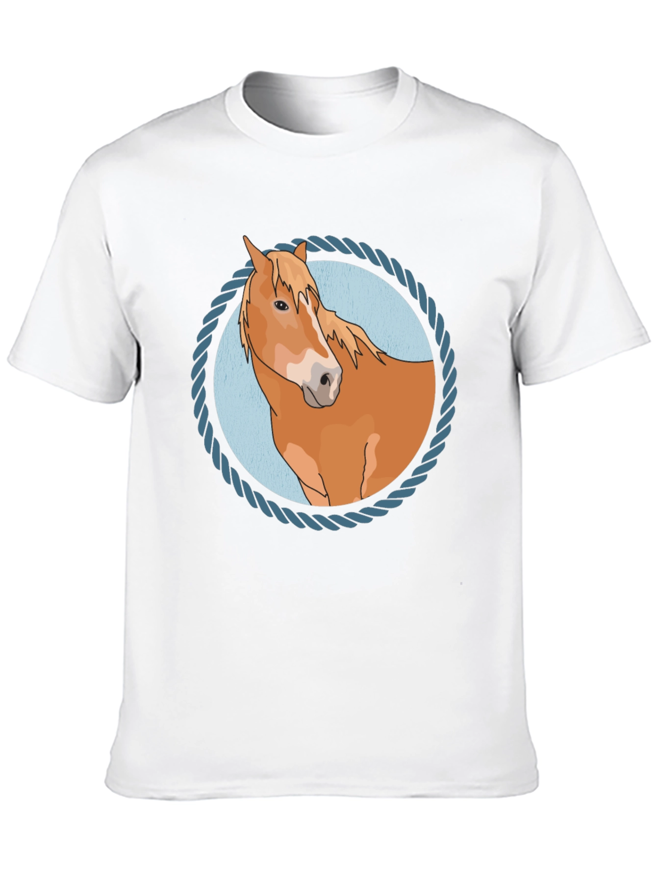 Black Horse Graphic Tee - Men's Black T-Shirt view 10