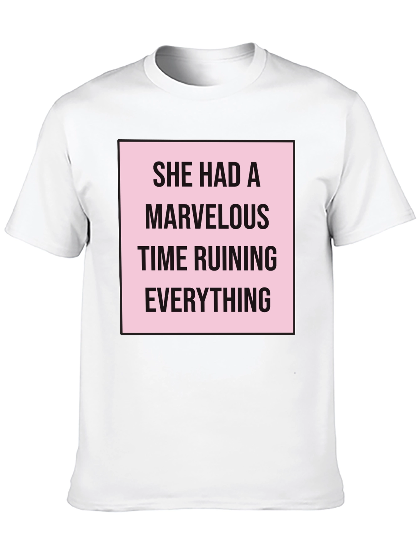 Black Marvelous Ruining T-Shirt - Trendy Graphic Tee view 10