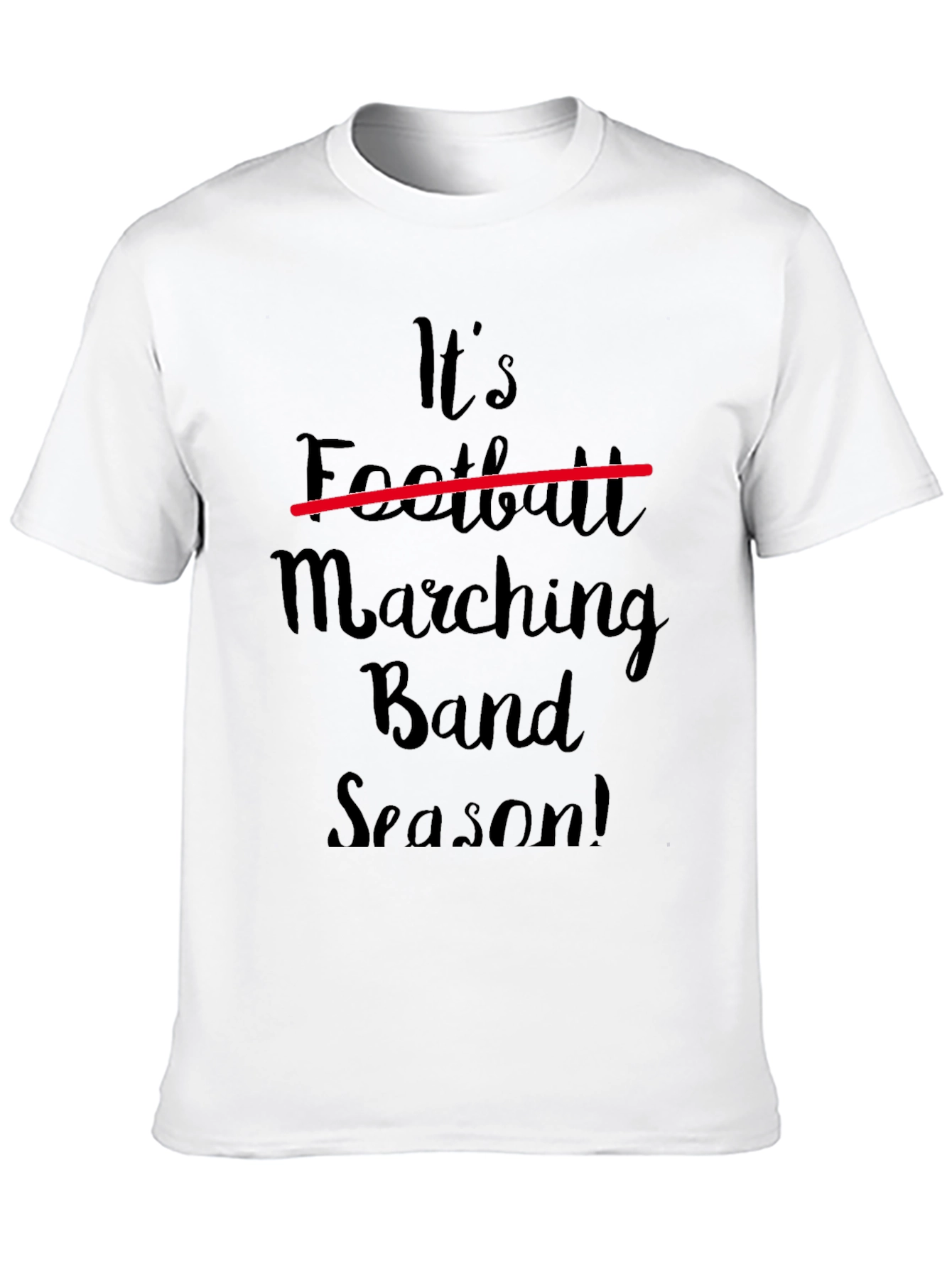 Black Marching Band Season T-Shirt - Black view 10