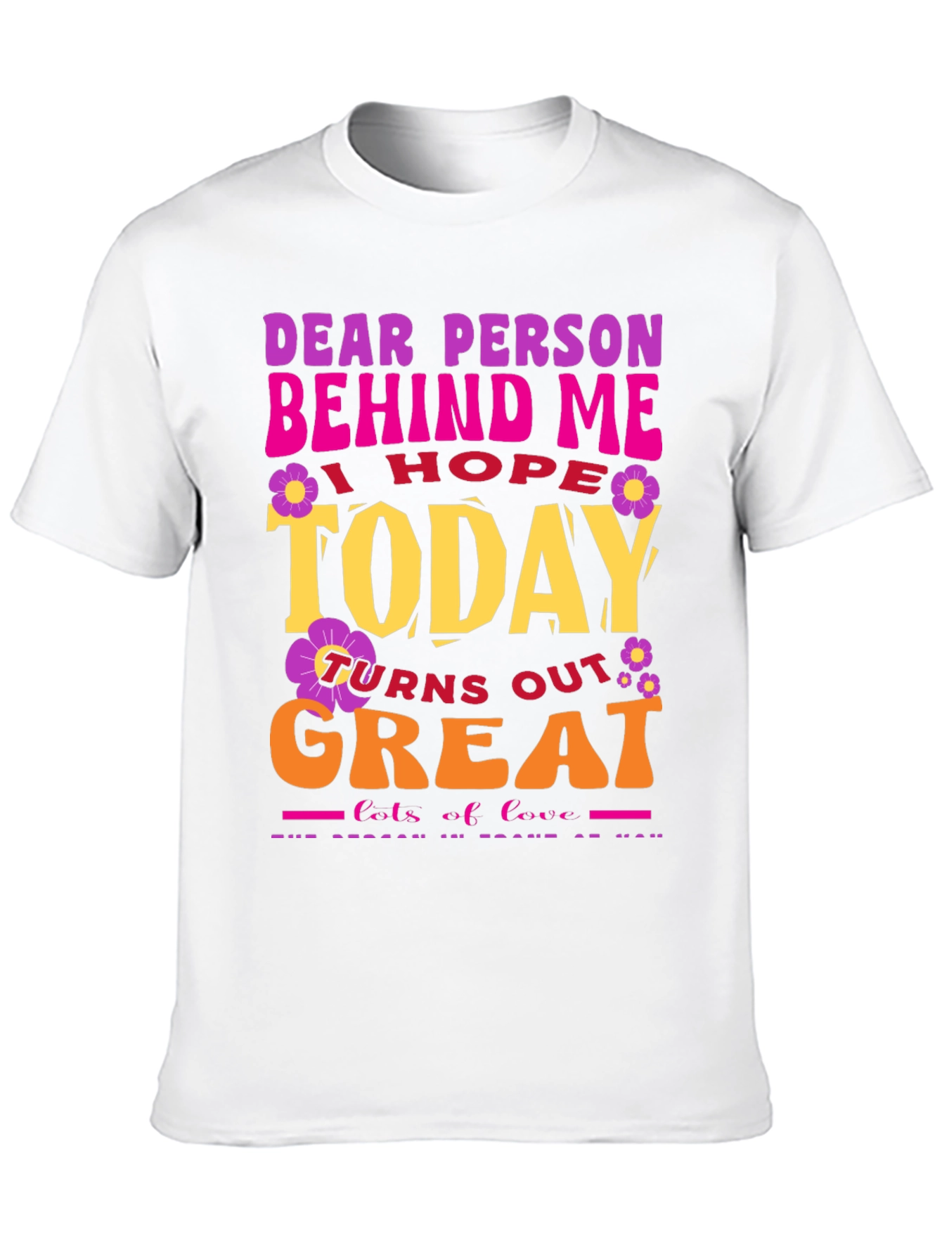 Black Dear Person Behind Me Graphic Tee view 10