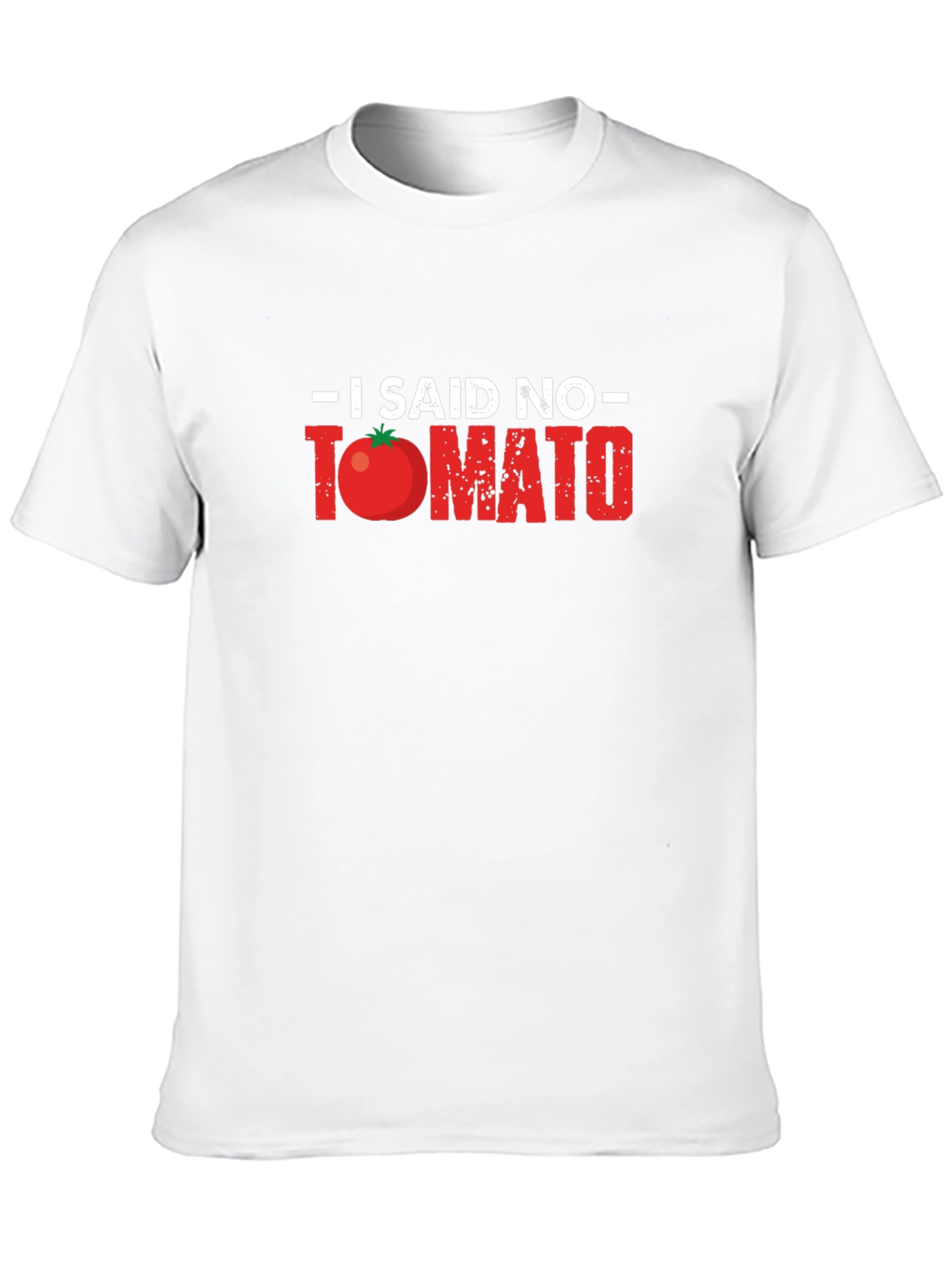 Black I Said No Tomato Graphic T-Shirt view 10